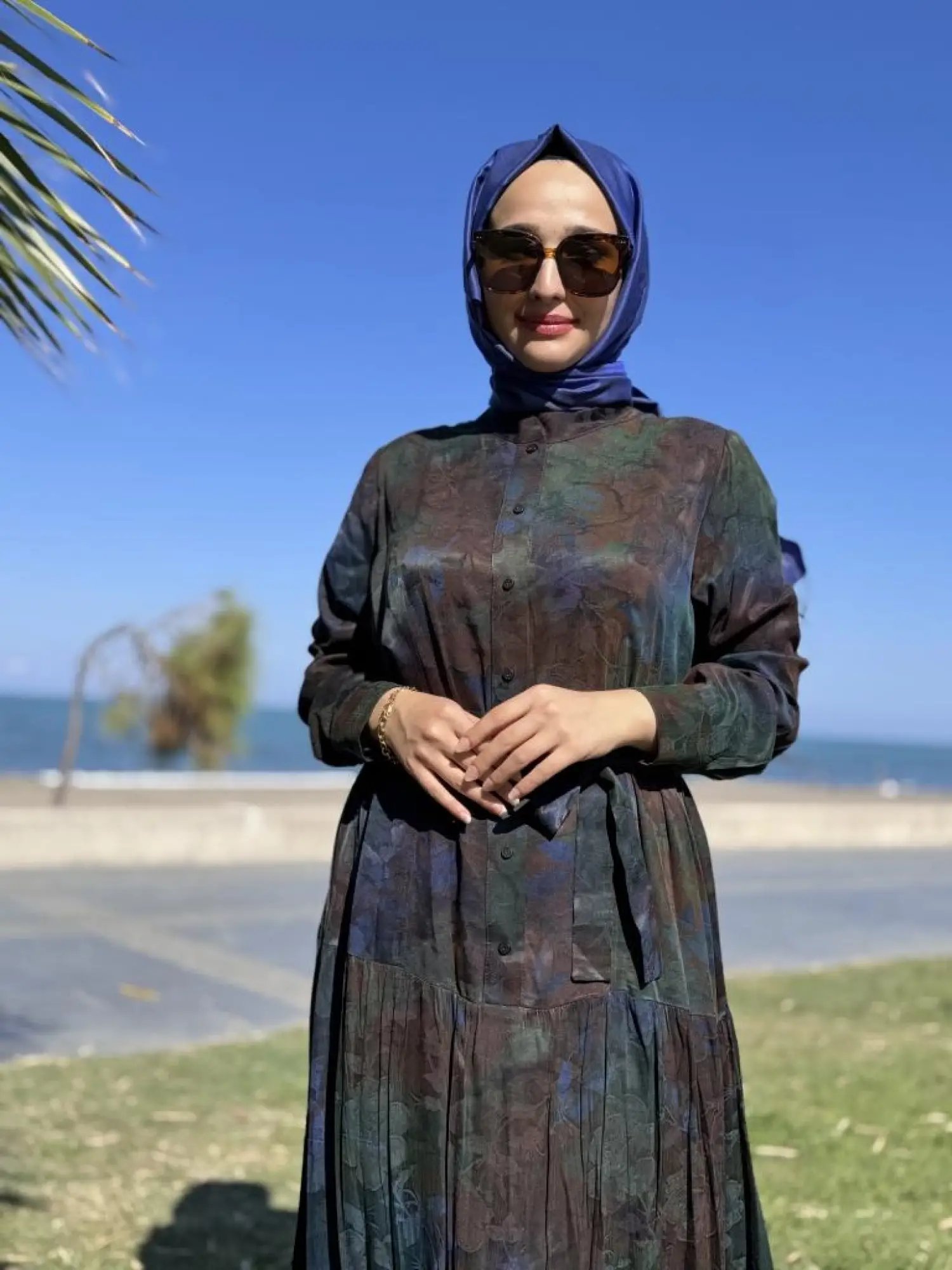 Misswhence Çıtçıt Detaylı Jakarlı Cupra İpek Elbise 38809