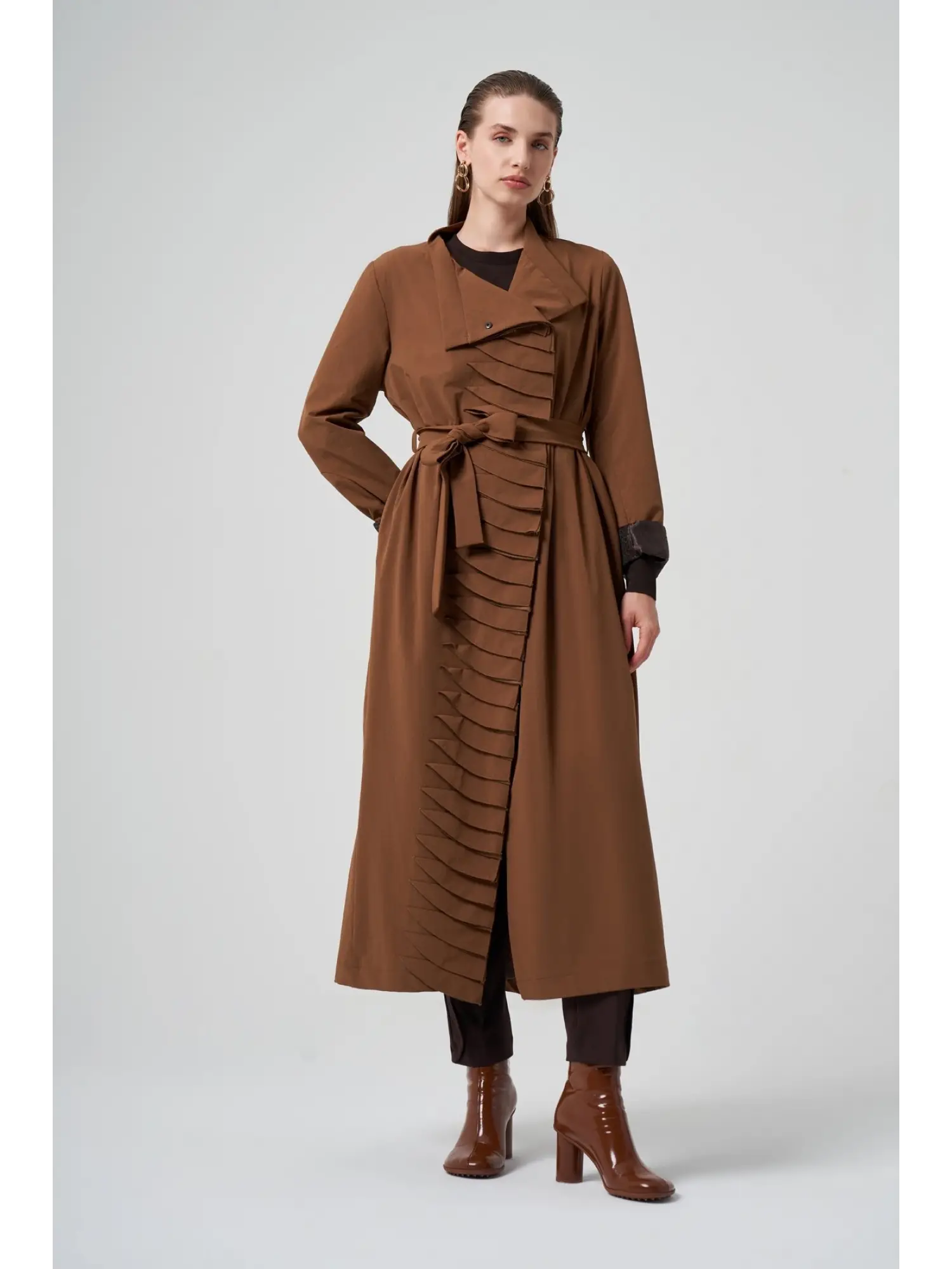 Misswhence Çıtçıtlı Pardesü 36525