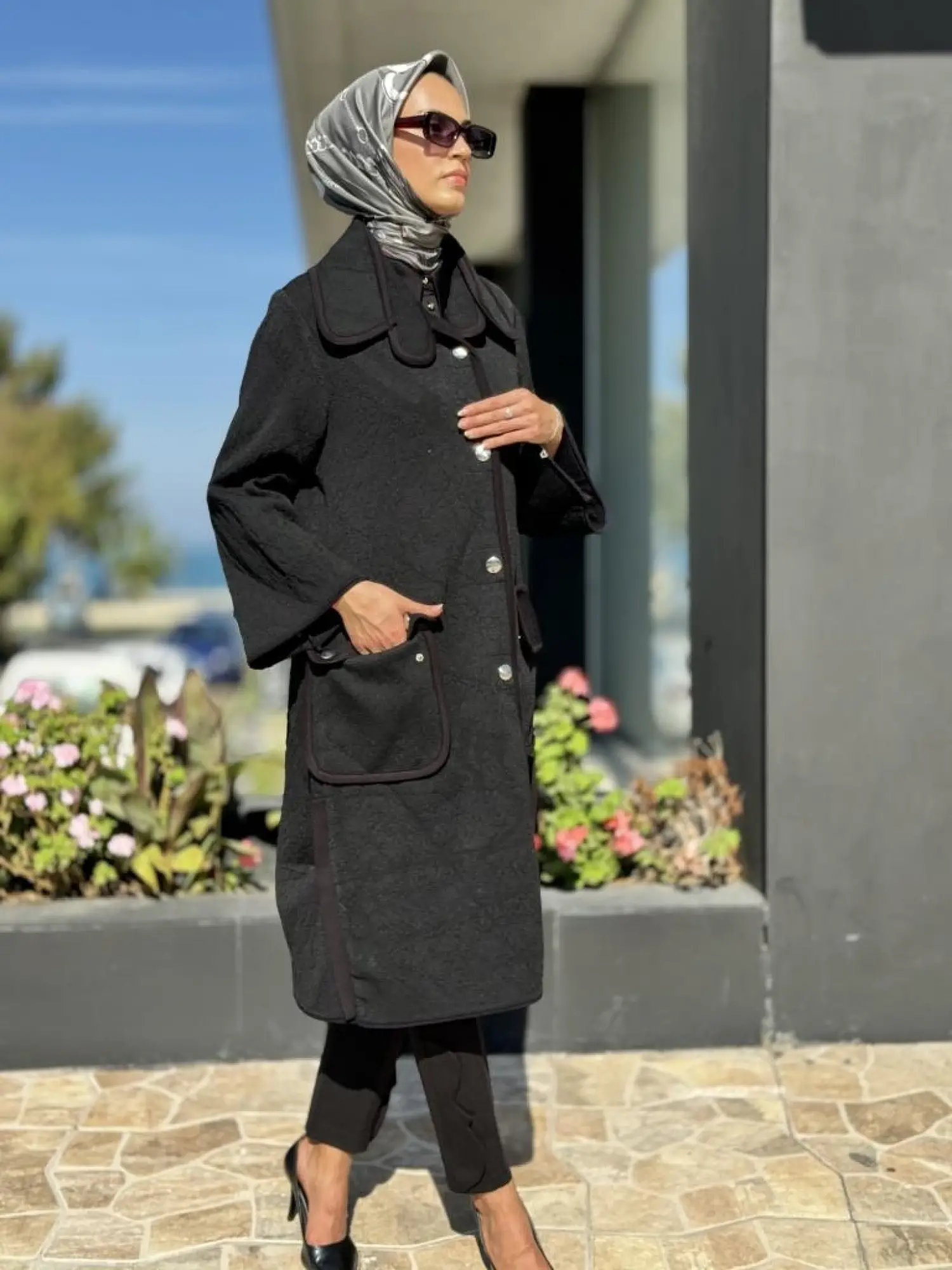 Misswhence Çıtçıtlı Triko Kap 36416