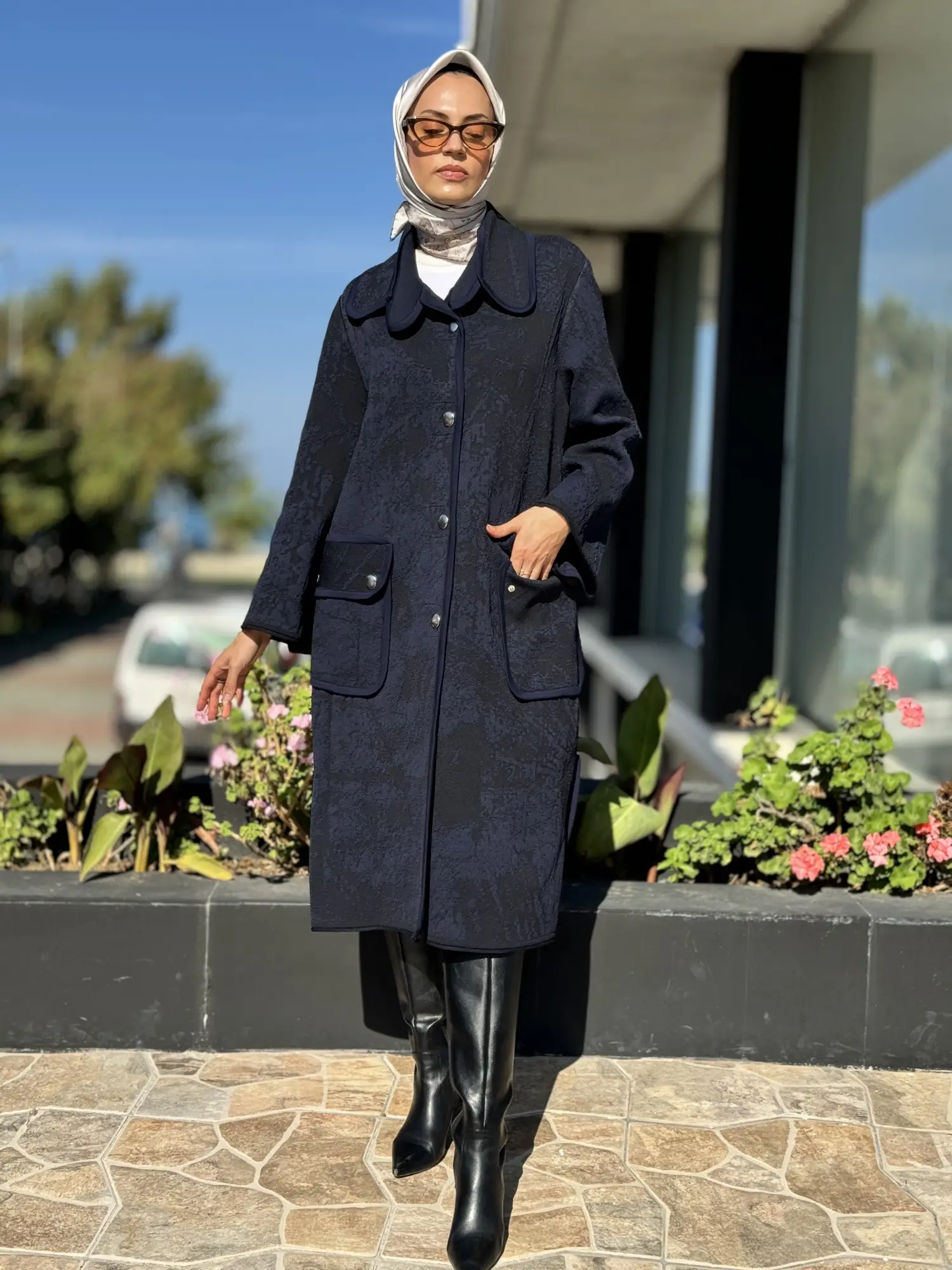 Misswhence Çıtçıtlı Triko Kap 36416