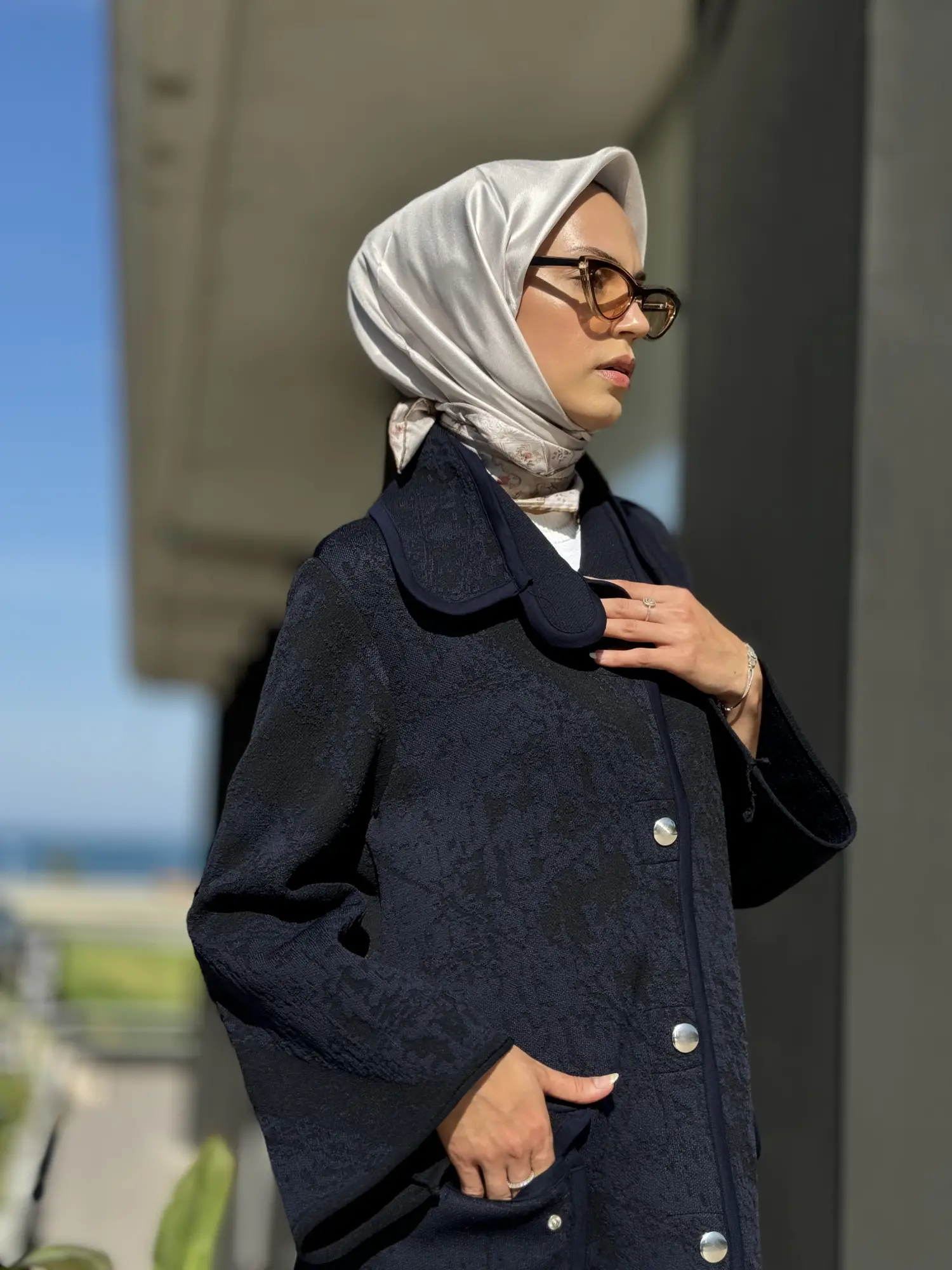 Misswhence Çıtçıtlı Triko Kap 36416