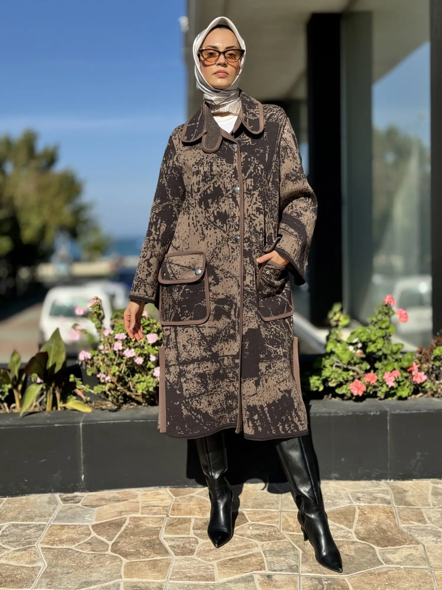 Misswhence Çıtçıtlı Triko Kap 36416