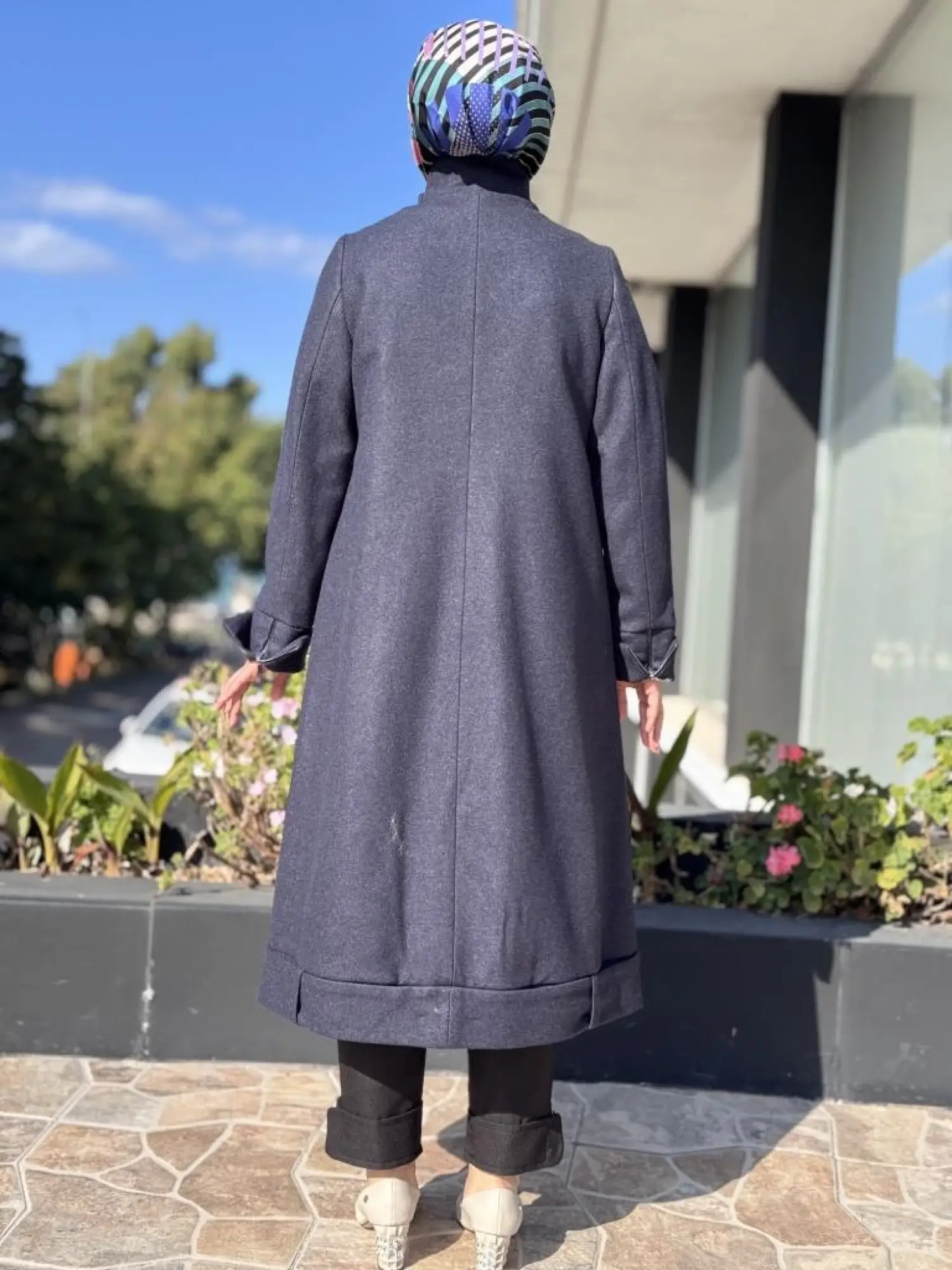 Misswhence Çıtçıtlı Yün/Kaşmir Pardesü 38504