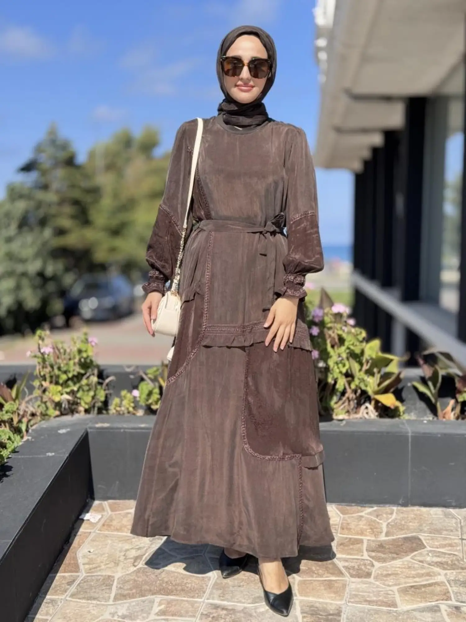 Misswhence Cupra İpek Elbise 38818