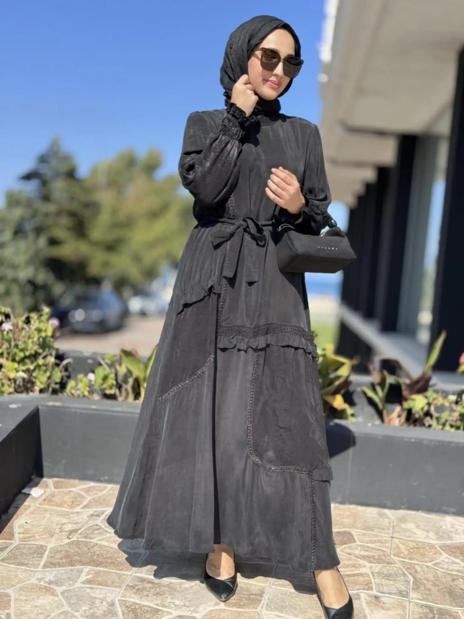 Misswhence Cupra İpek Elbise 38818