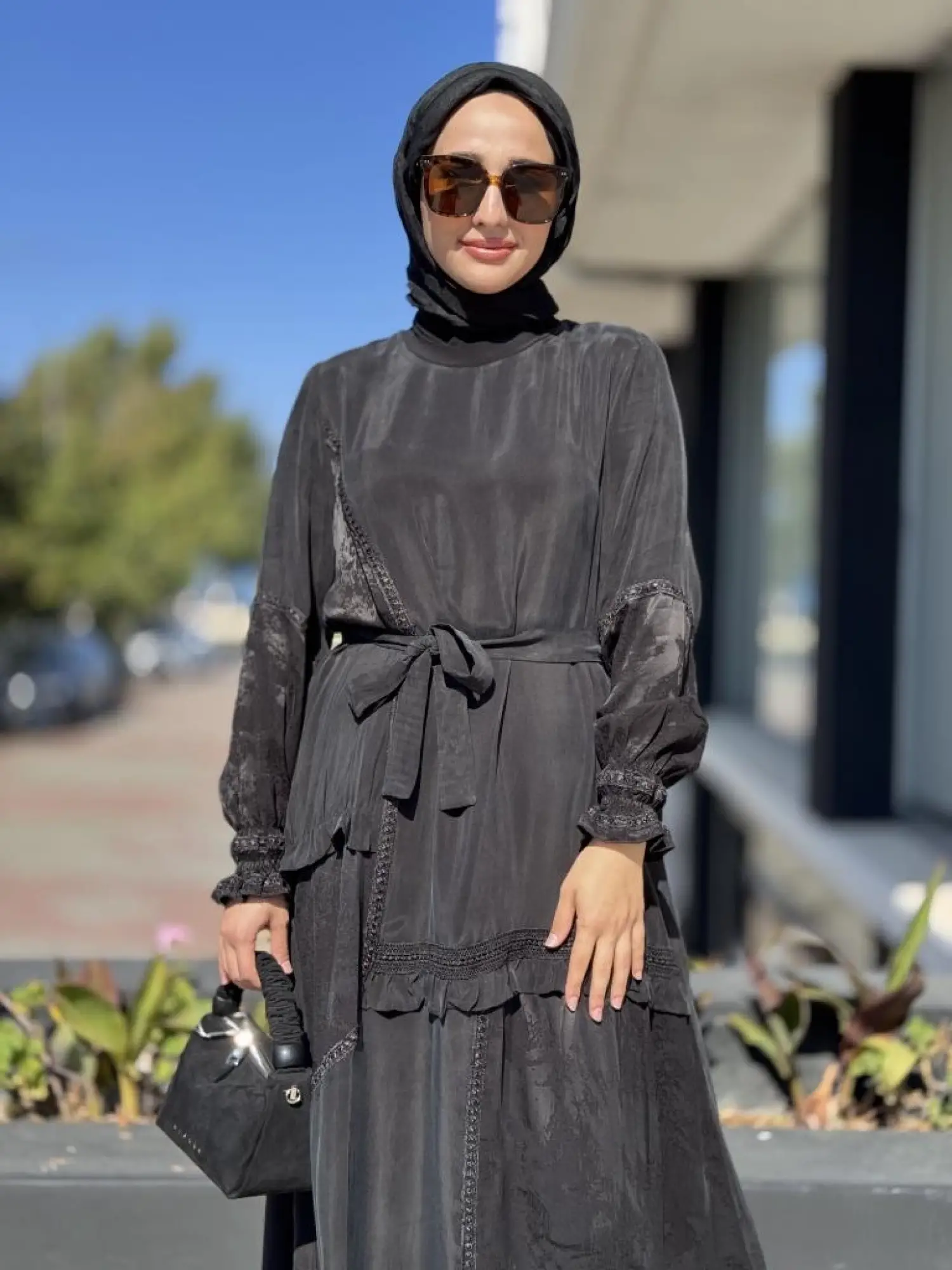 Misswhence Cupra İpek Elbise 38818