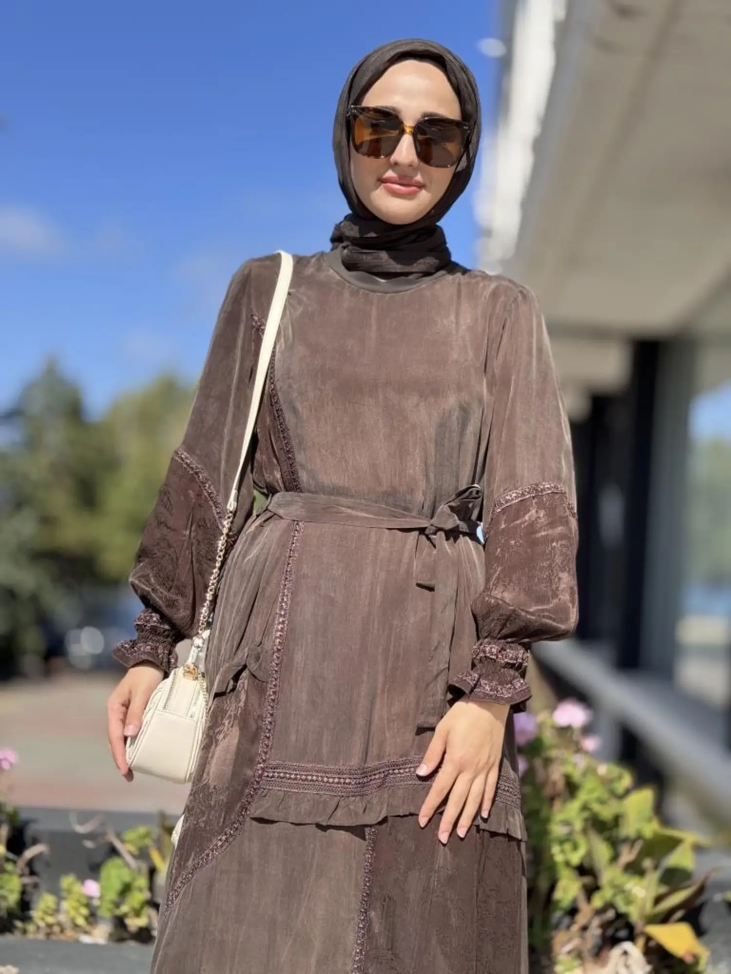 Misswhence Cupra İpek Elbise 38818