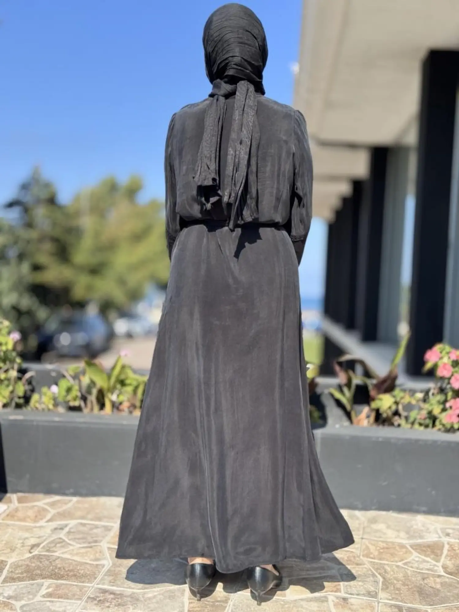 Misswhence Cupra İpek Elbise 38818