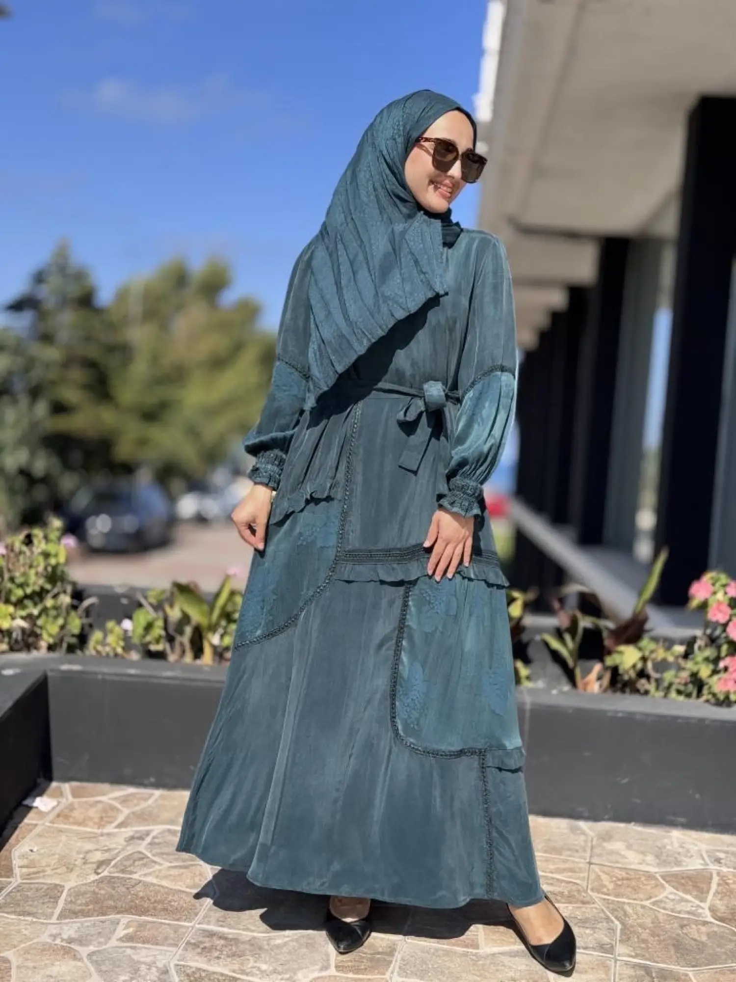 Misswhence Cupra İpek Elbise 38818