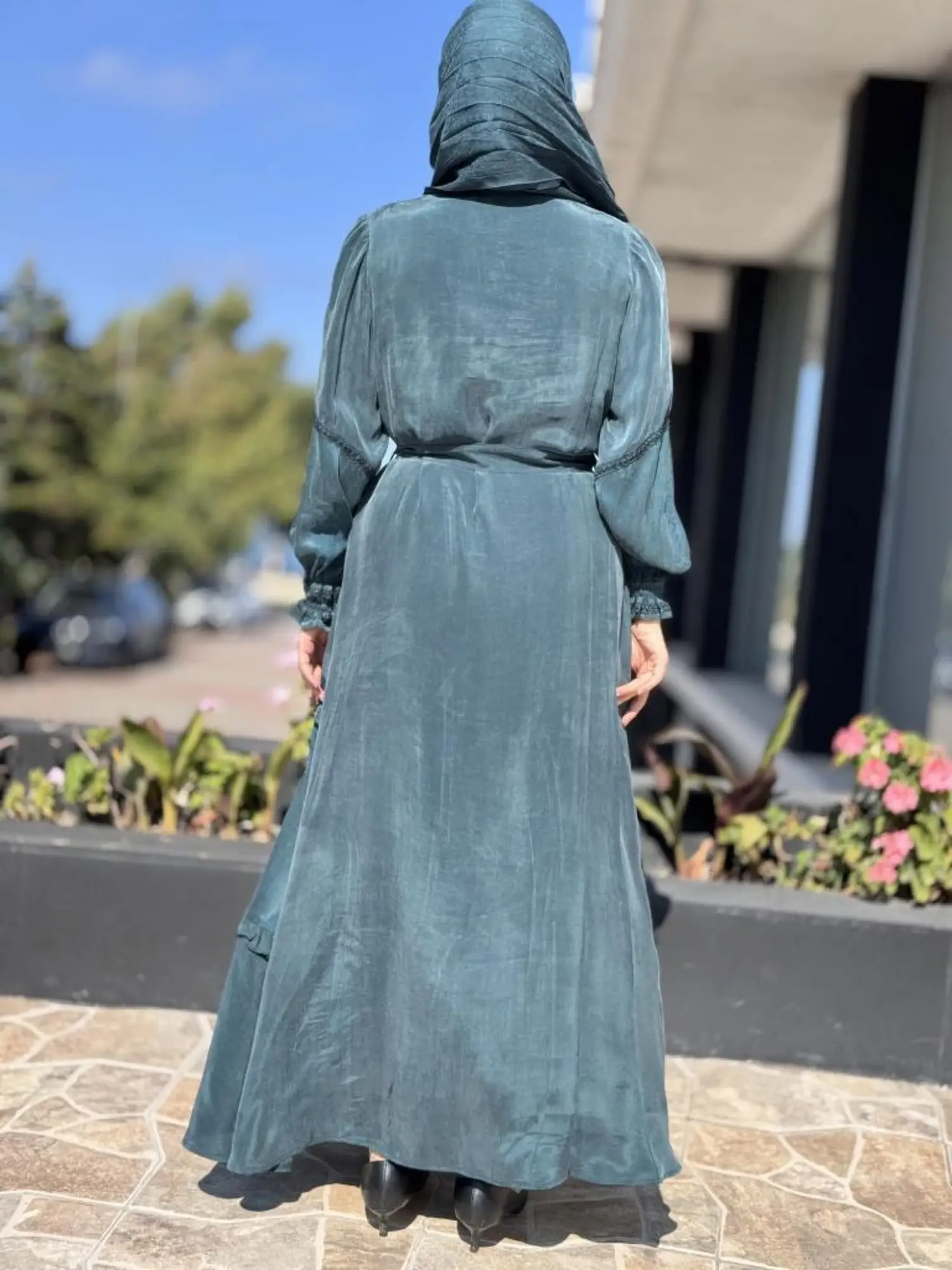 Misswhence Cupra İpek Elbise 38818