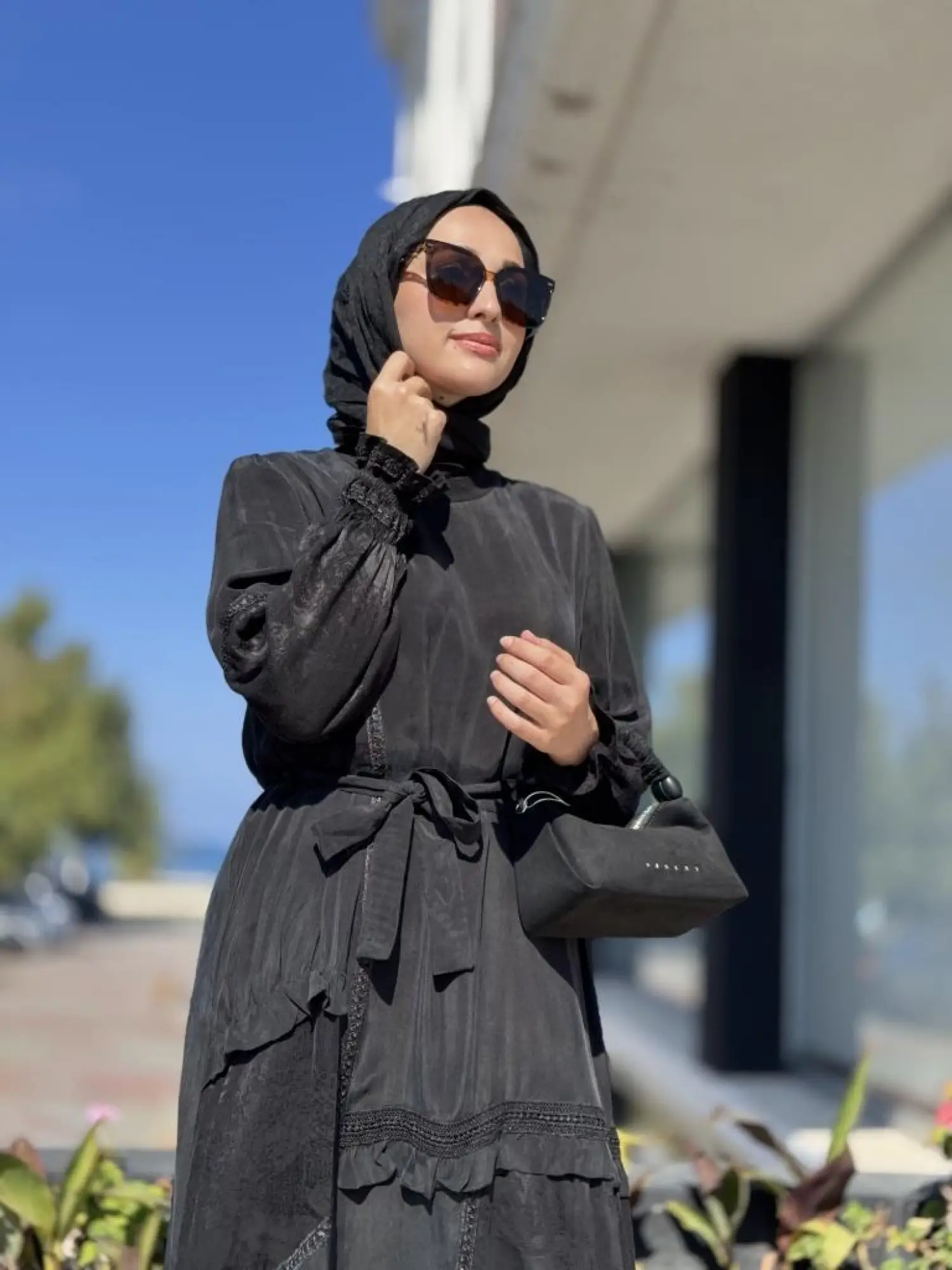 Misswhence Cupra İpek Elbise 38818