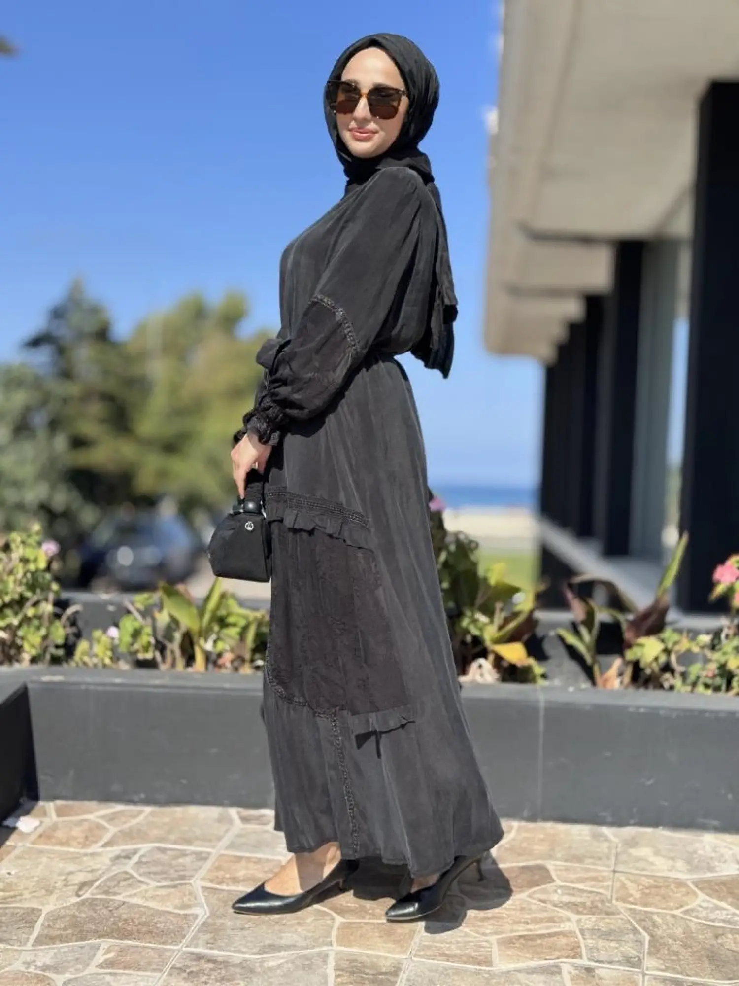 Misswhence Cupra İpek Elbise 38818