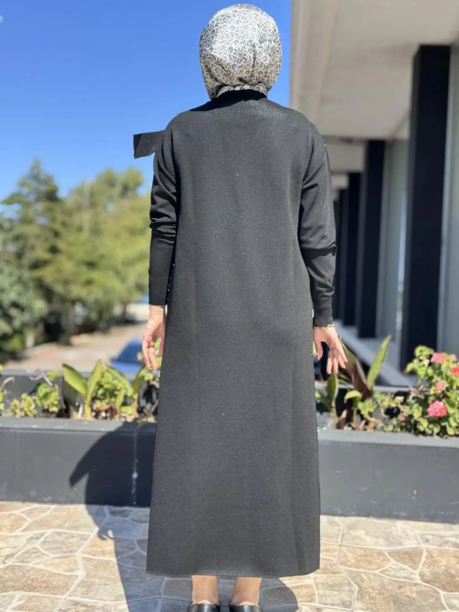 Misswhence Desenli Triko Elbise MİSS272