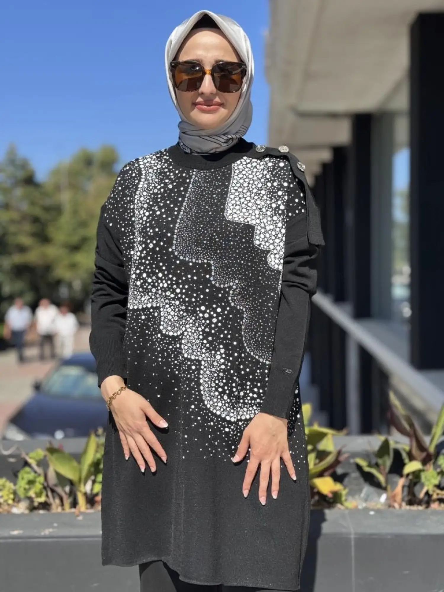 Misswhence Desenli Triko Tunik MİSS271