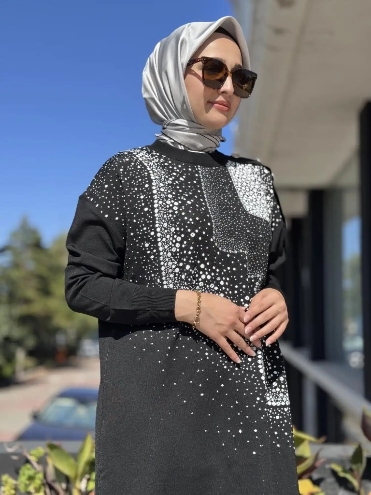 Misswhence Desenli Triko Tunik MİSS271