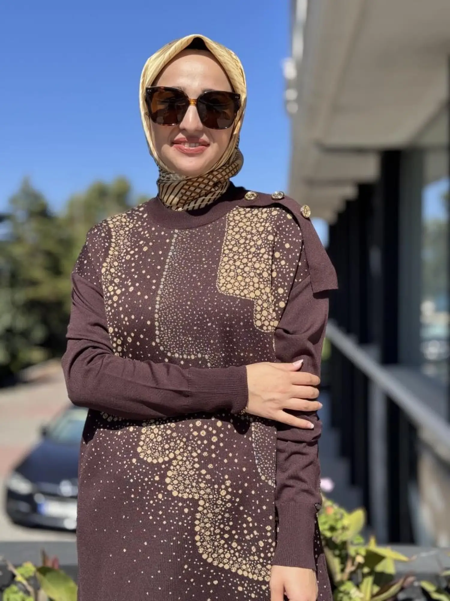 Misswhence Desenli Triko Tunik MİSS271