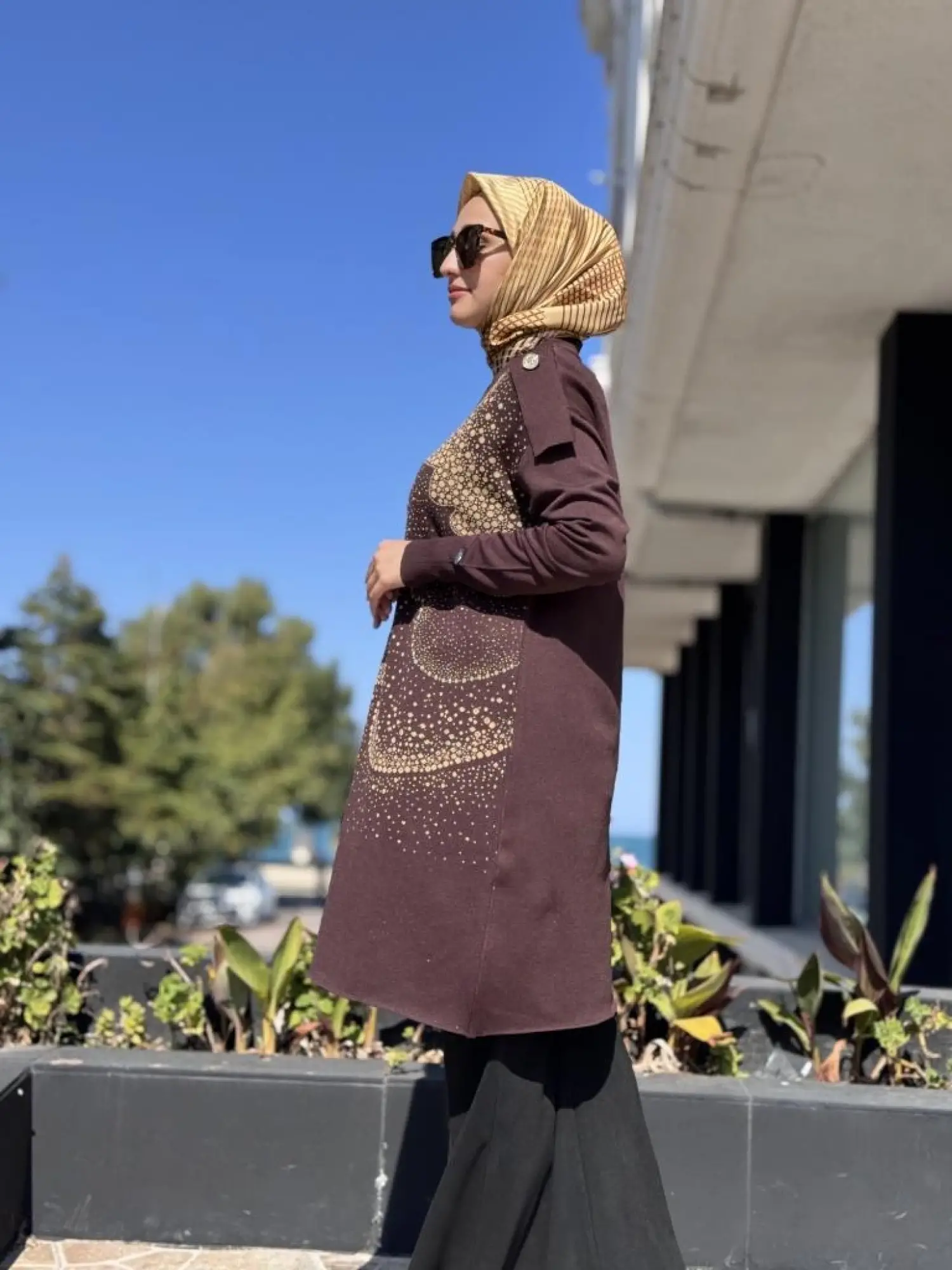 Misswhence Desenli Triko Tunik MİSS271