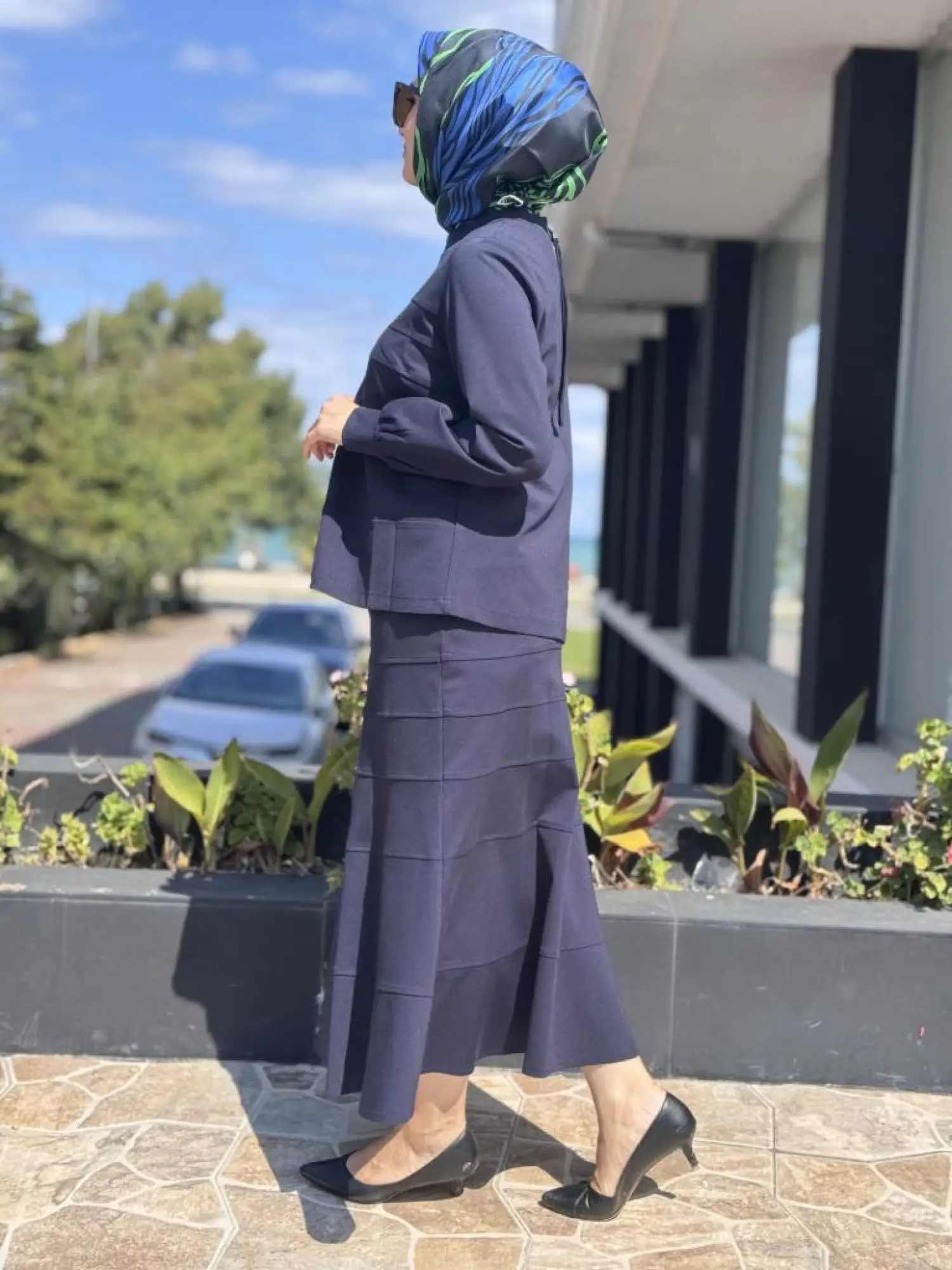 Misswhence Dikiş Detaylı Etek Bluz Takım 38006