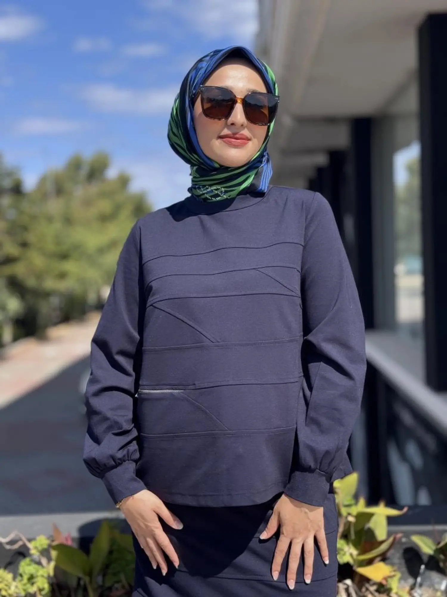 Misswhence Dikiş Detaylı Etek Bluz Takım 38006