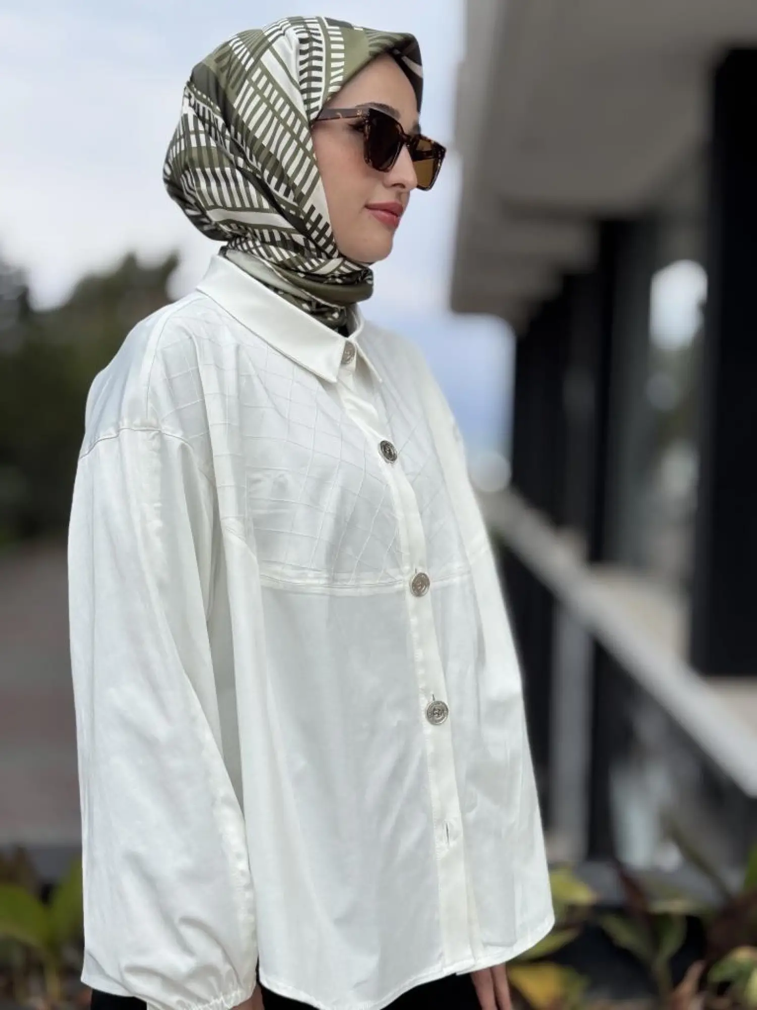 Misswhence Dikiş Detaylı Gömlek / Ceket 38031