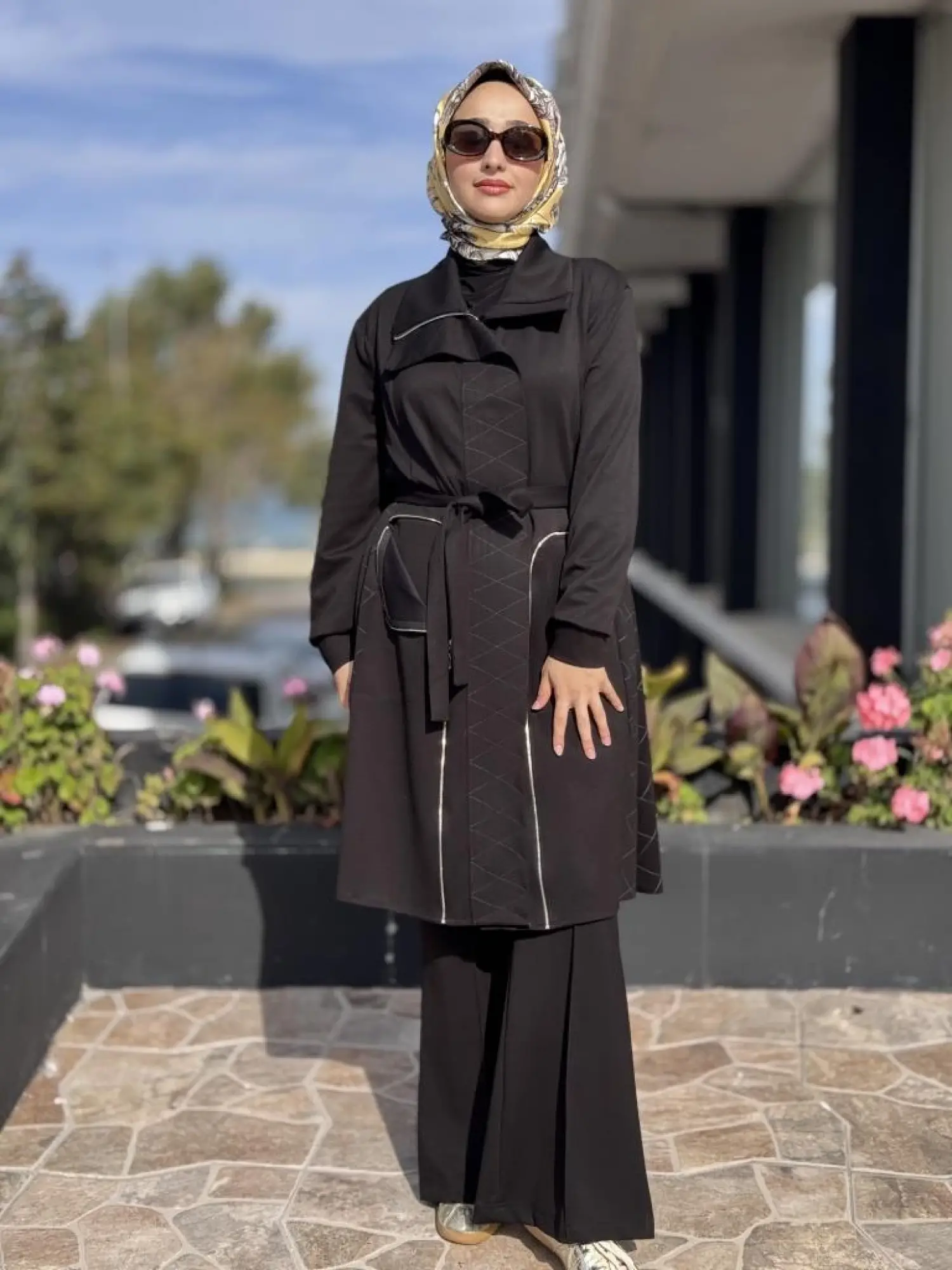 Misswhence Dikiş ve Fermur Detaylı Örme Kap 38405