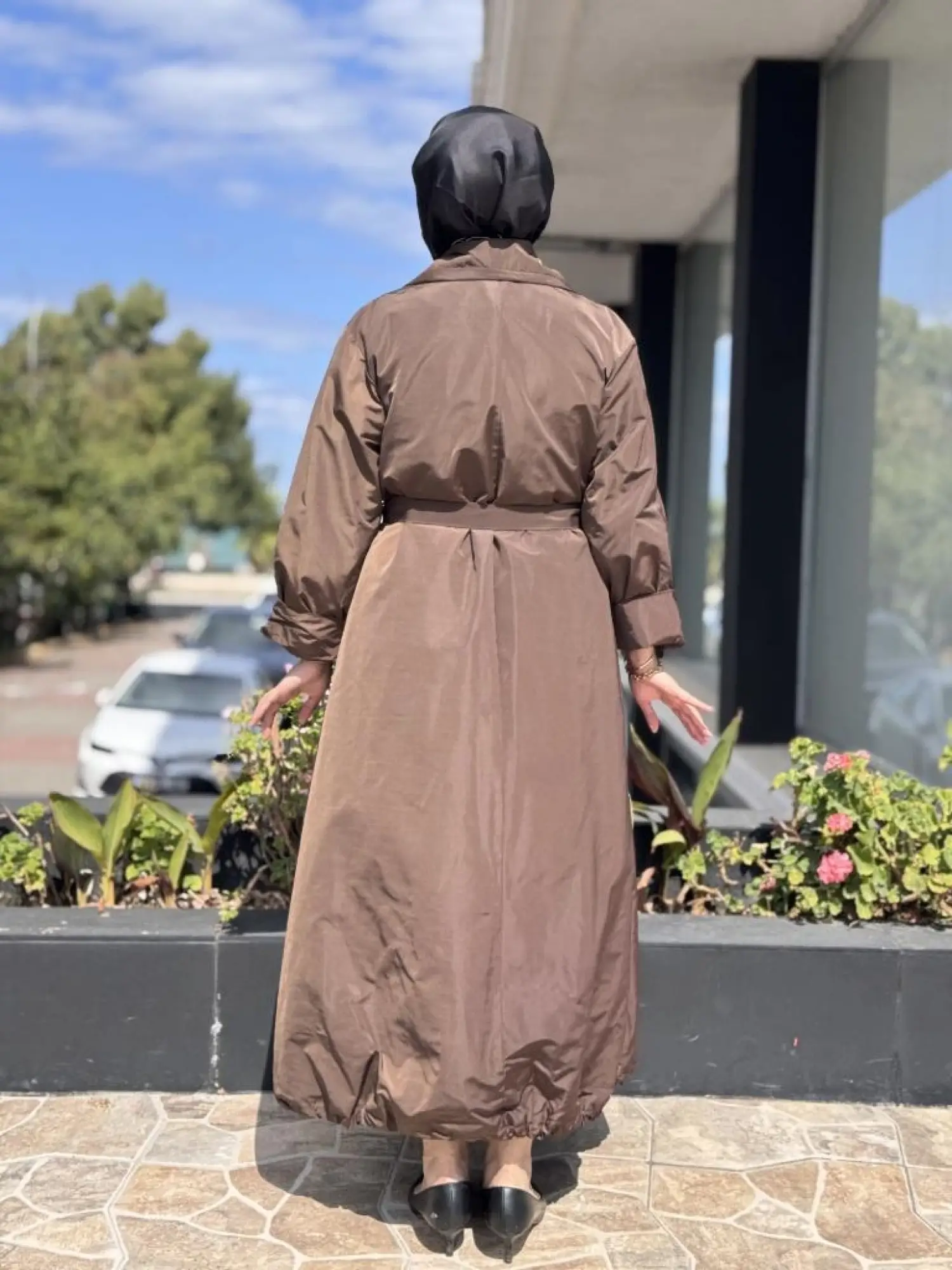 Misswhence Drape ve Fermuar Detaylı Pardesü 38506