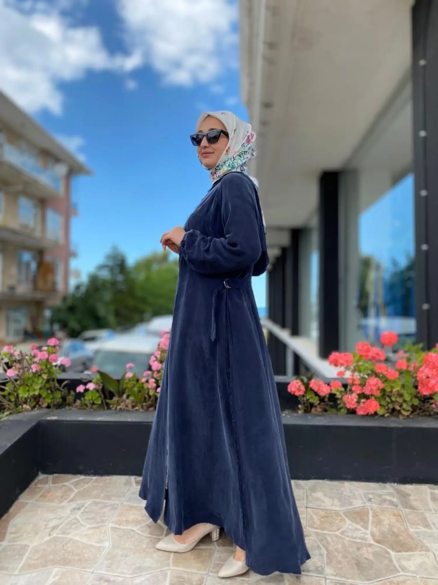 Misswhence Drape ve Yan Kemer Detaylı Cupra İpek Pardesü 37513