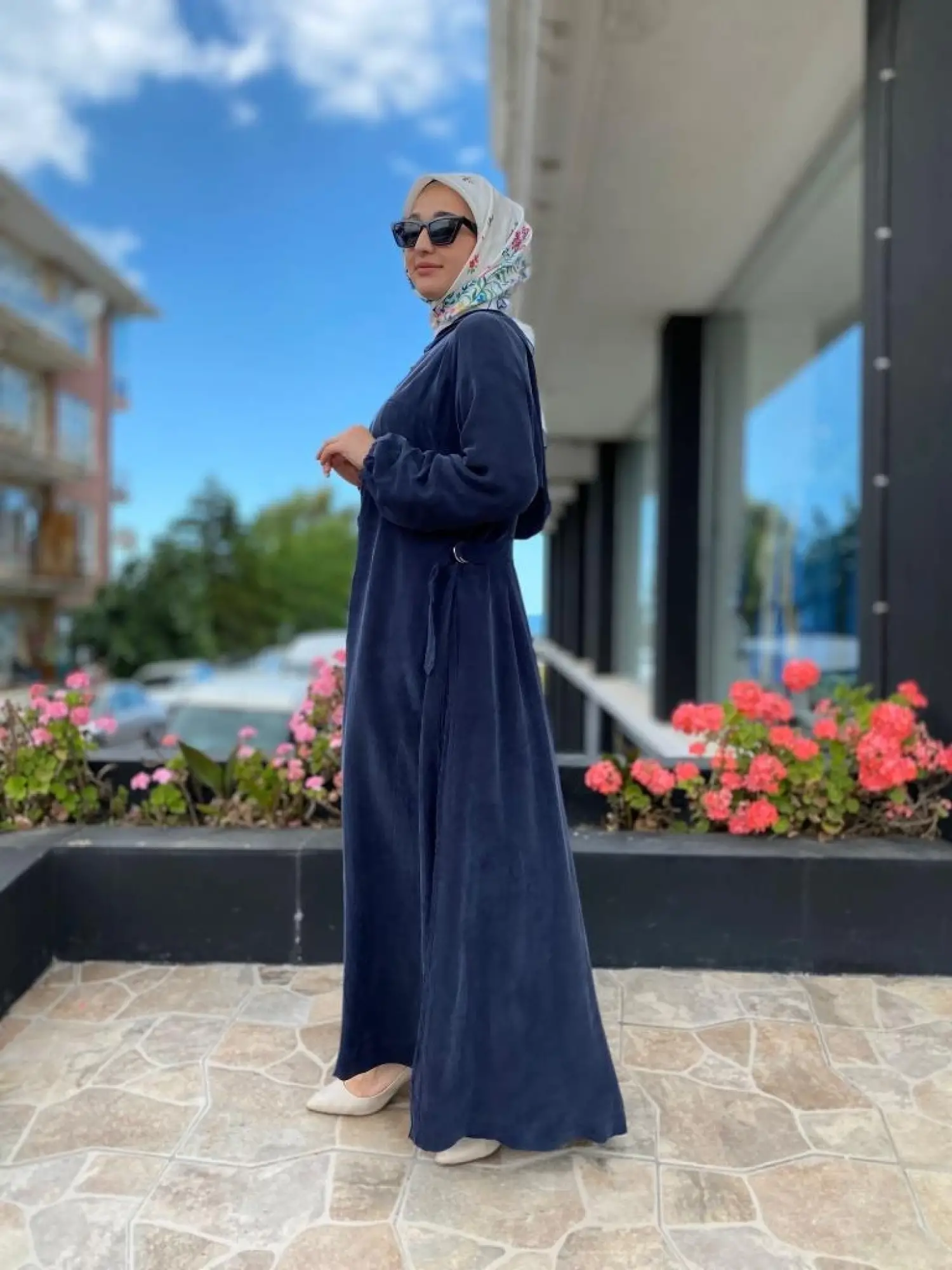 Misswhence Drape ve Yan Kemer Detaylı Cupra İpek Pardesü 37513