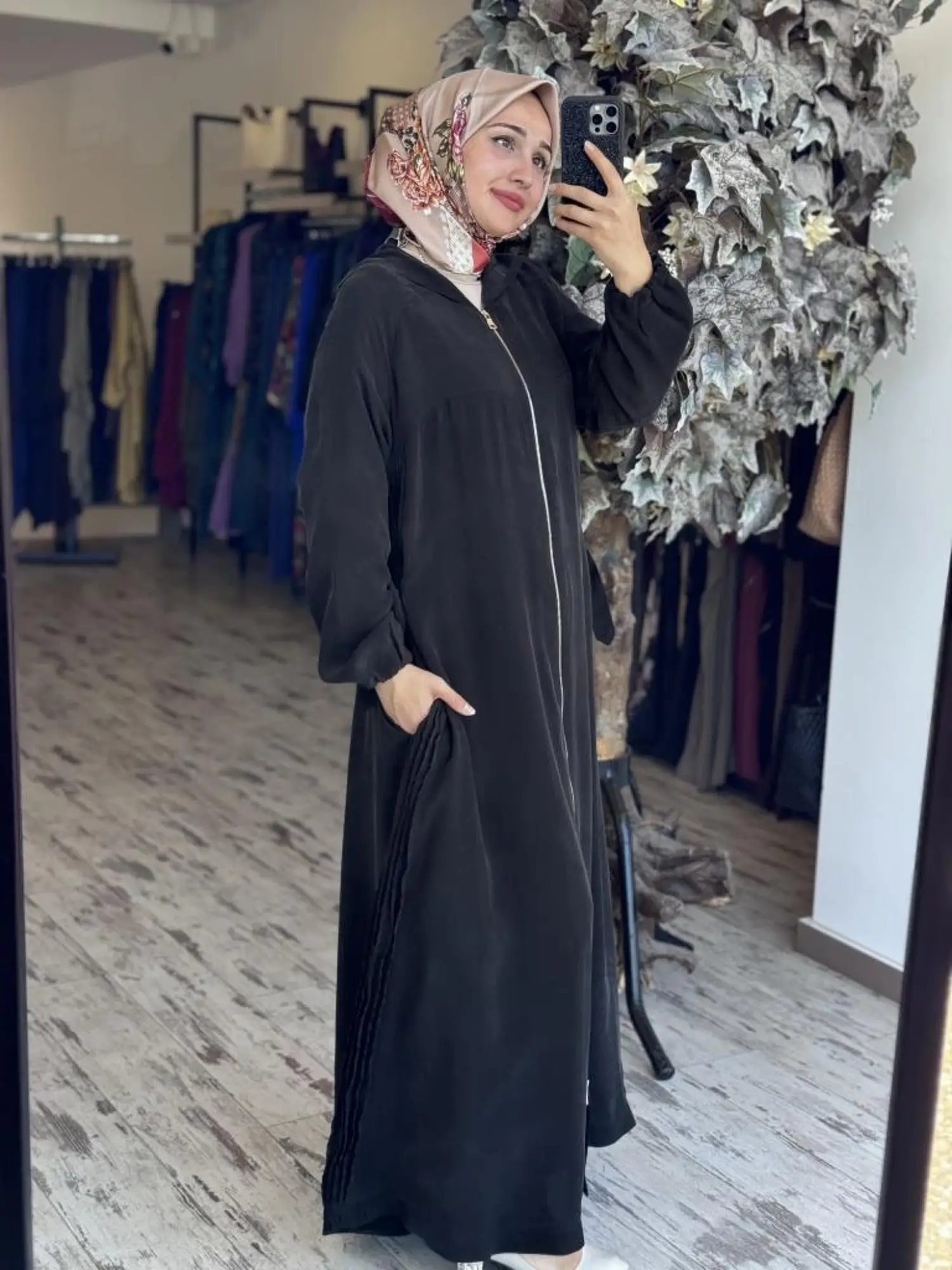 Misswhence Drape ve Yan Kemer Detaylı Cupra İpek Pardesü 37513