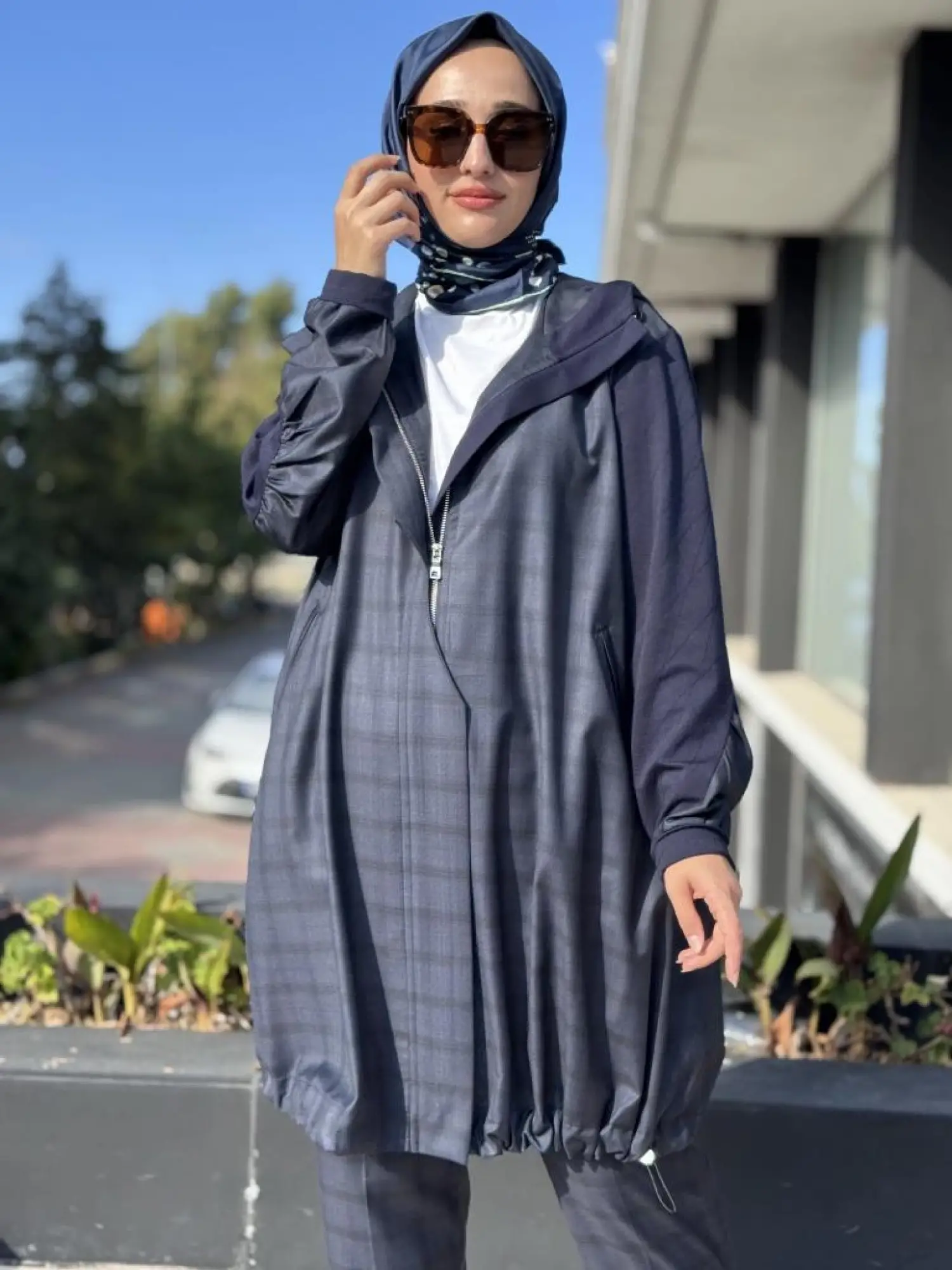 Misswhence Ekose Desenli Kap Pantolon Takım 38203