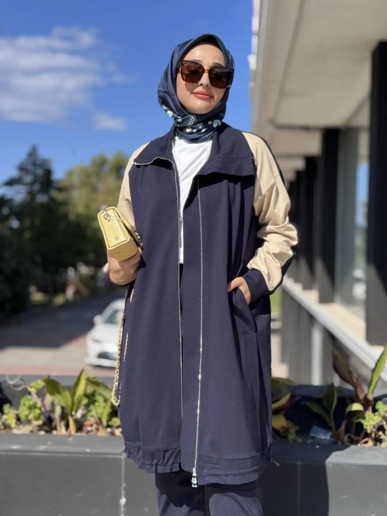 Misswhence Etek Ucu Lastikli Fermuarlı Kap 38400