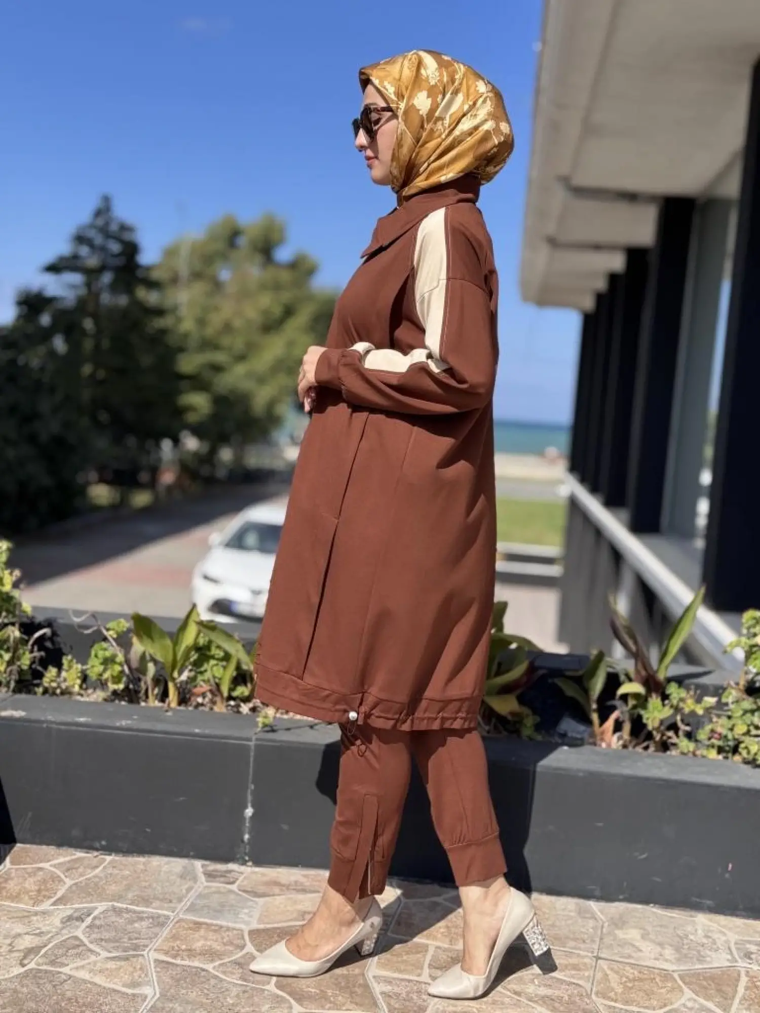 Misswhence Etek Ucu Lastikli Fermuarlı Kap 38400