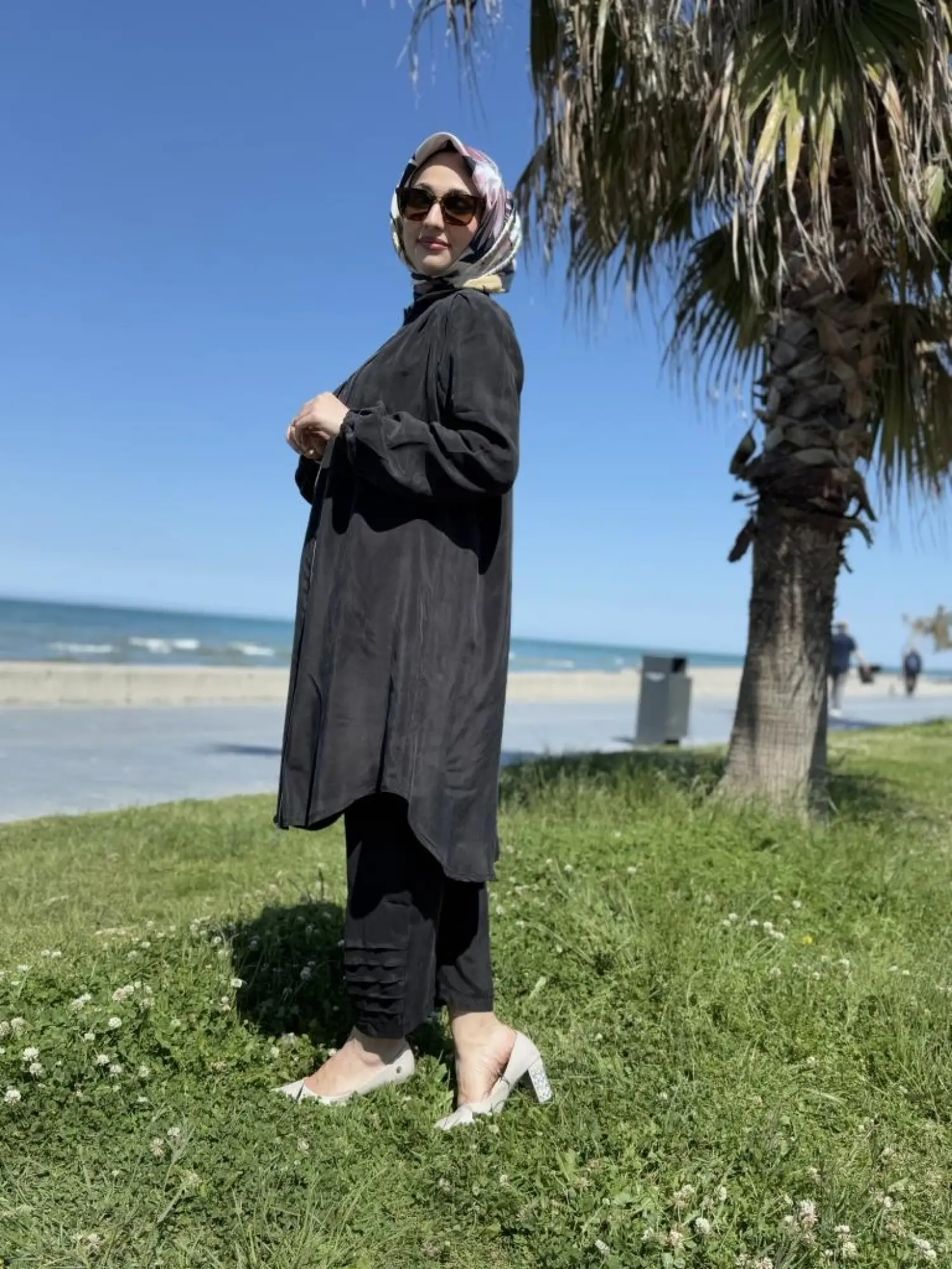 Misswhence Fermaur Kapamalı Cep Detaylı Cupra İpek Kap 37410