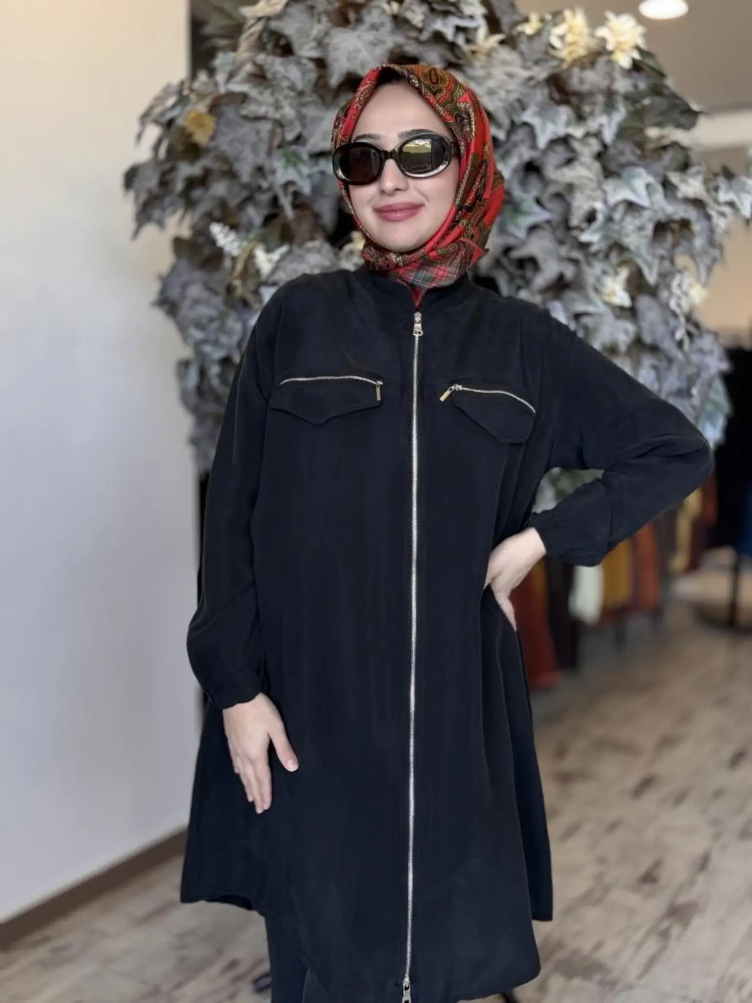 Misswhence Fermuar Detaylı Cupra Kap 37402