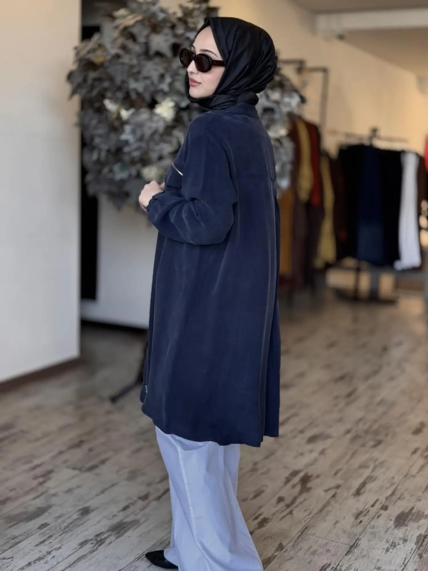 Misswhence Fermuar Detaylı Cupra Kap 37402