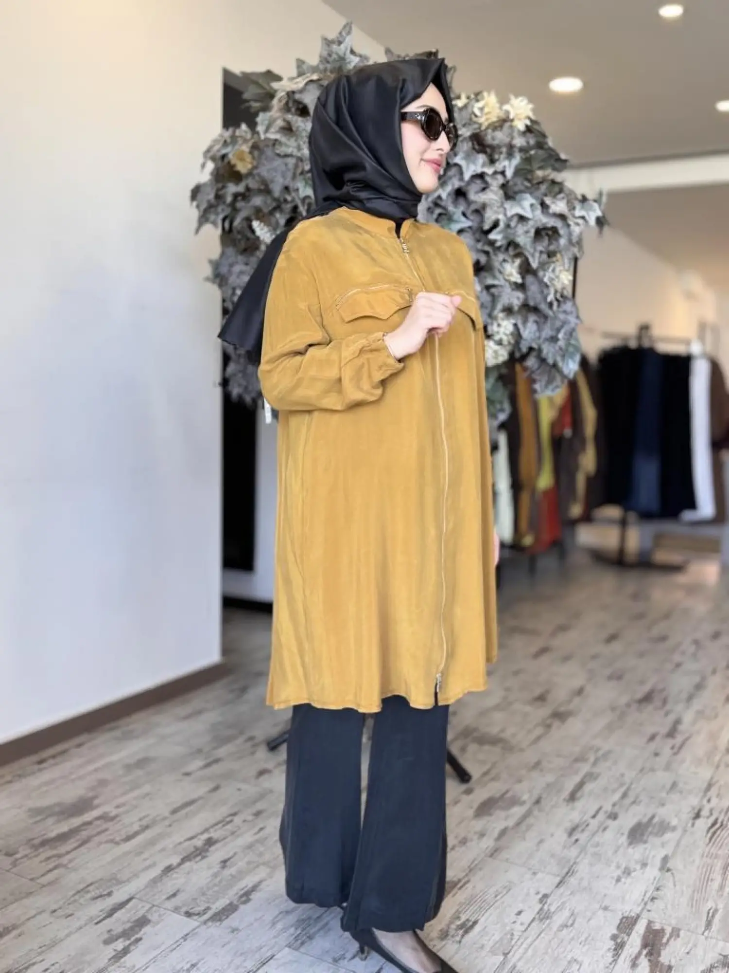 Misswhence Fermuar Detaylı Cupra Kap 37402