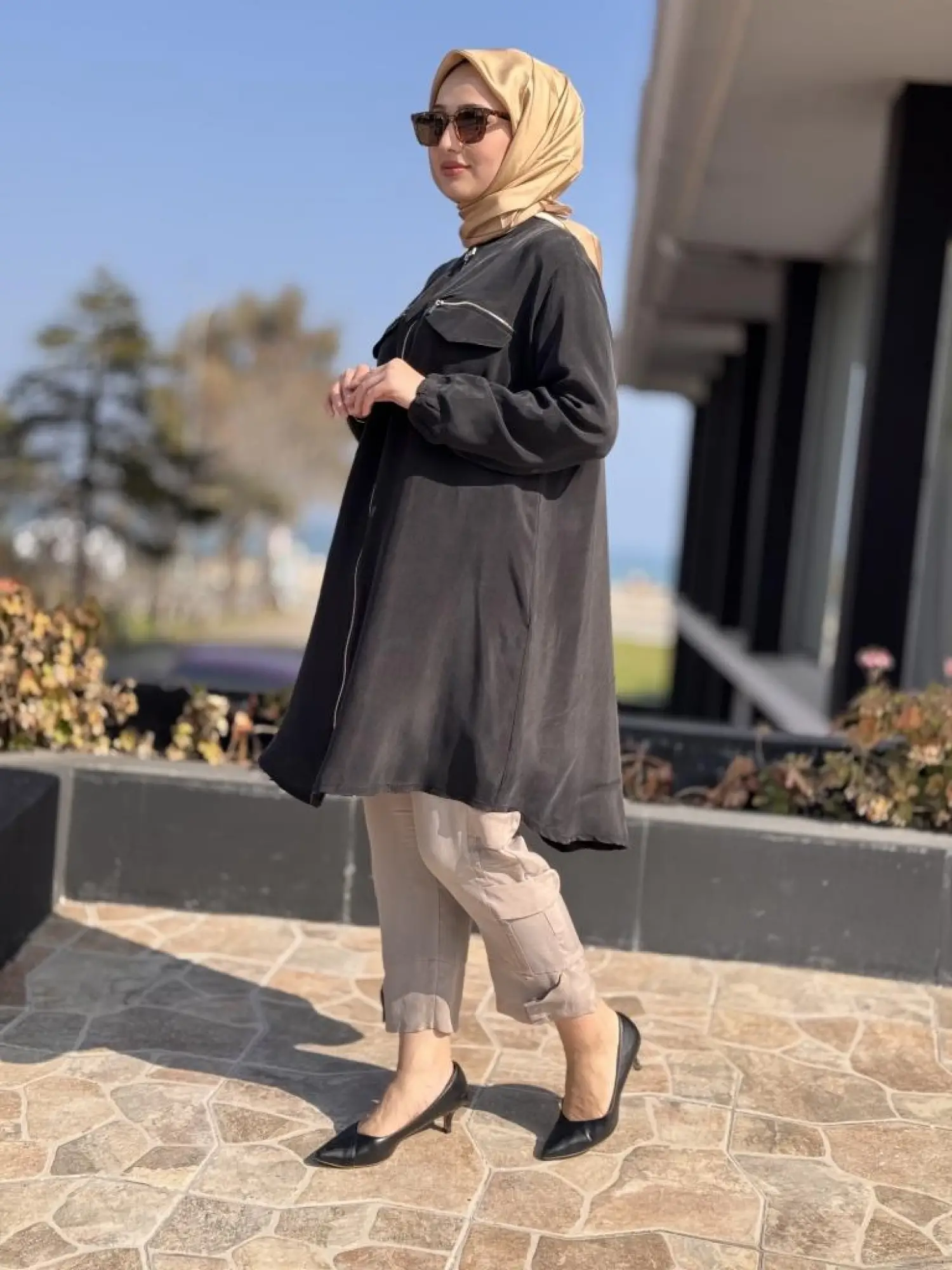 Misswhence Fermuar Detaylı Cupra Kap 37402