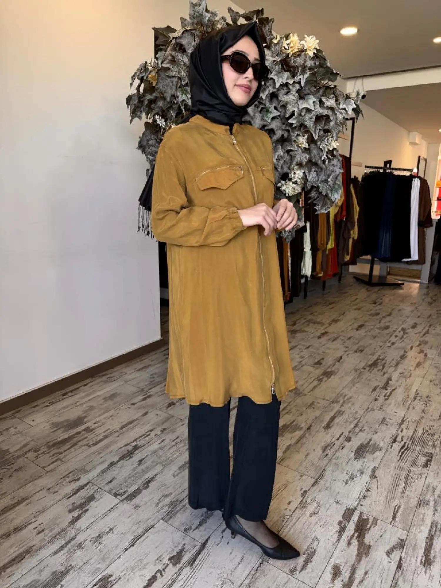 Misswhence Fermuar Detaylı Cupra Kap 37402