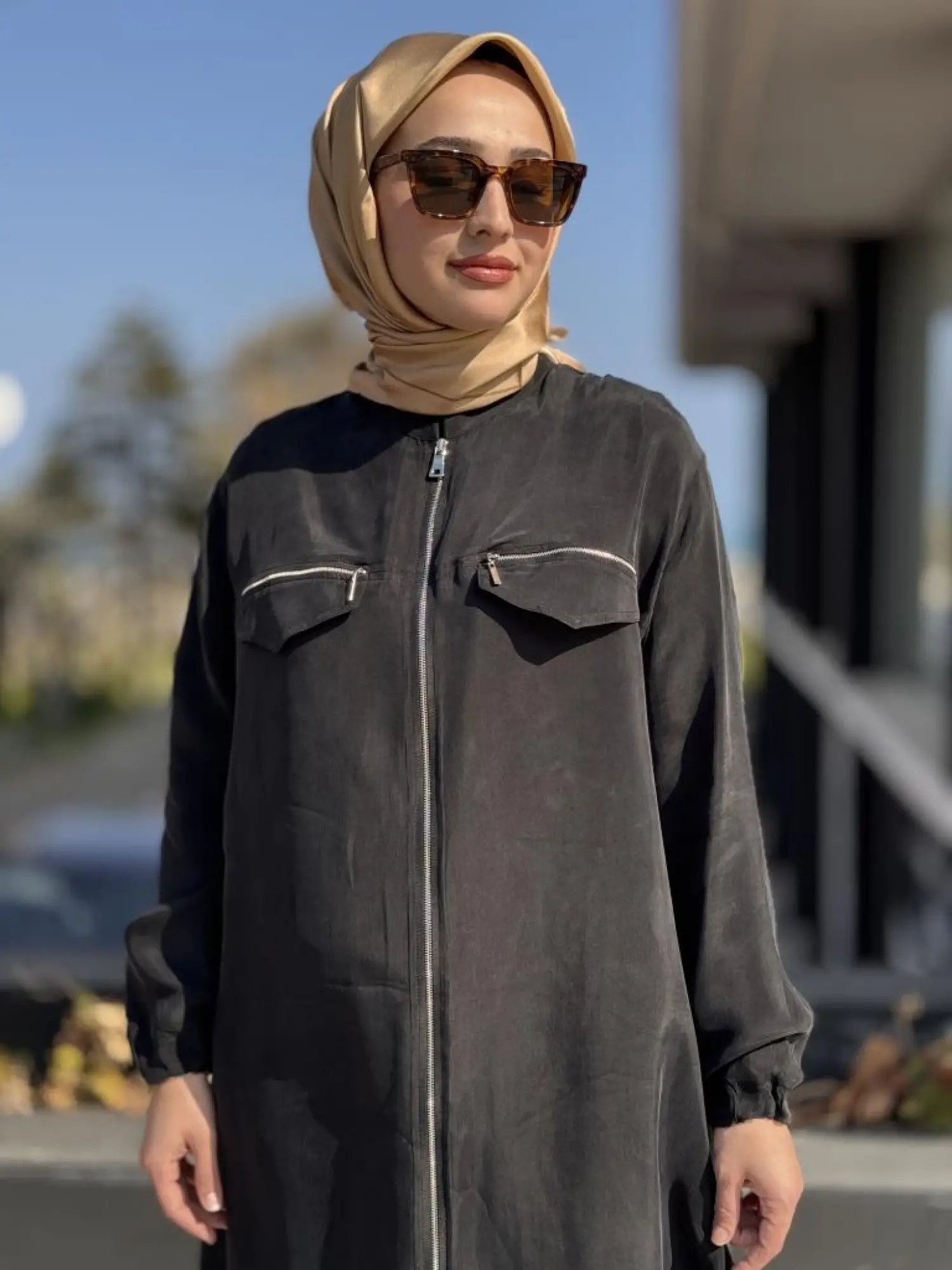 Misswhence Fermuar Detaylı Cupra Kap 37402