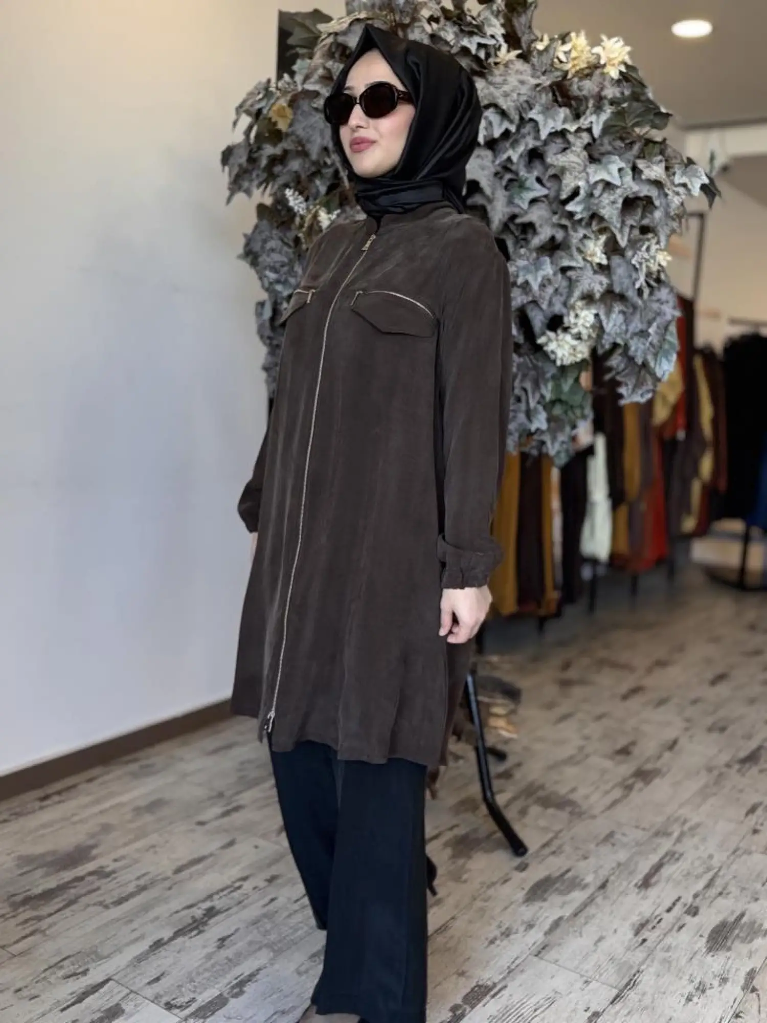 Misswhence Fermuar Detaylı Cupra Kap 37402