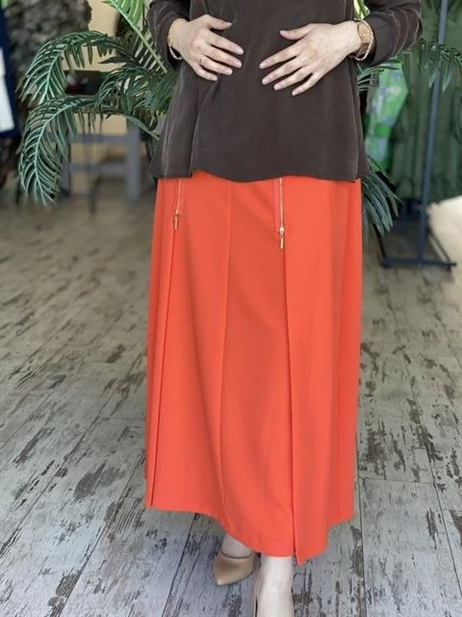 Misswhence Fermuar Detaylı Etek 33905