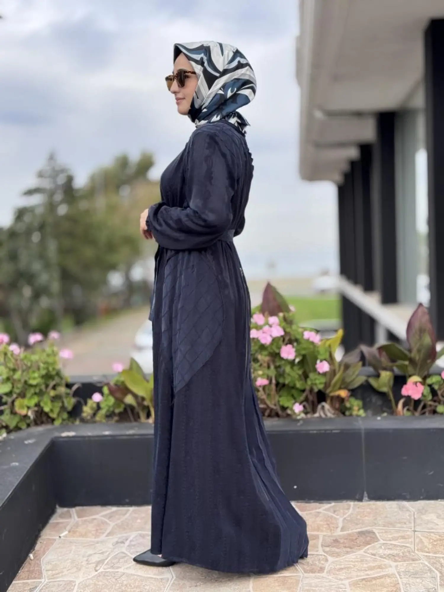 Misswhence Fermuar Detaylı Jakarlı Cupra İpek Elbise 38835