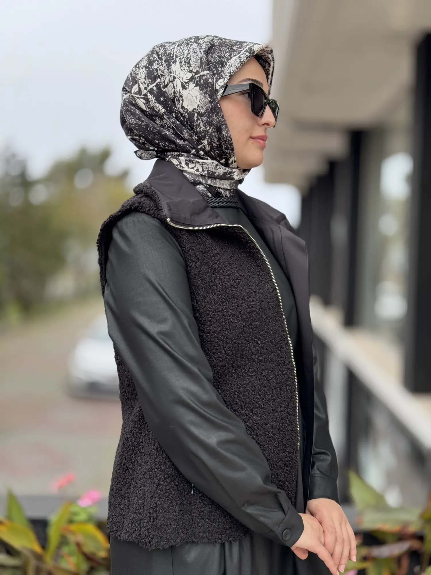 Misswhence Fermuar Detaylı Teddy Yelek 38701