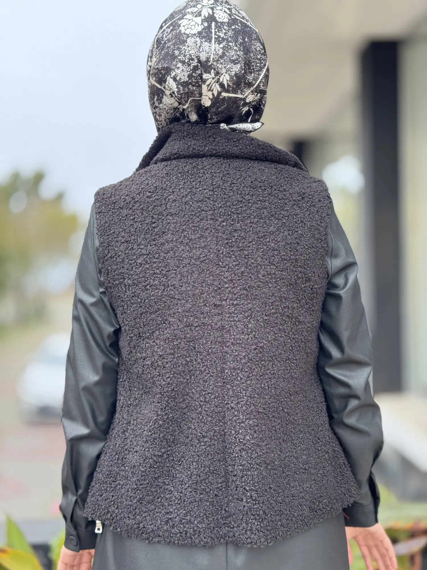 Misswhence Fermuar Detaylı Teddy Yelek 38701