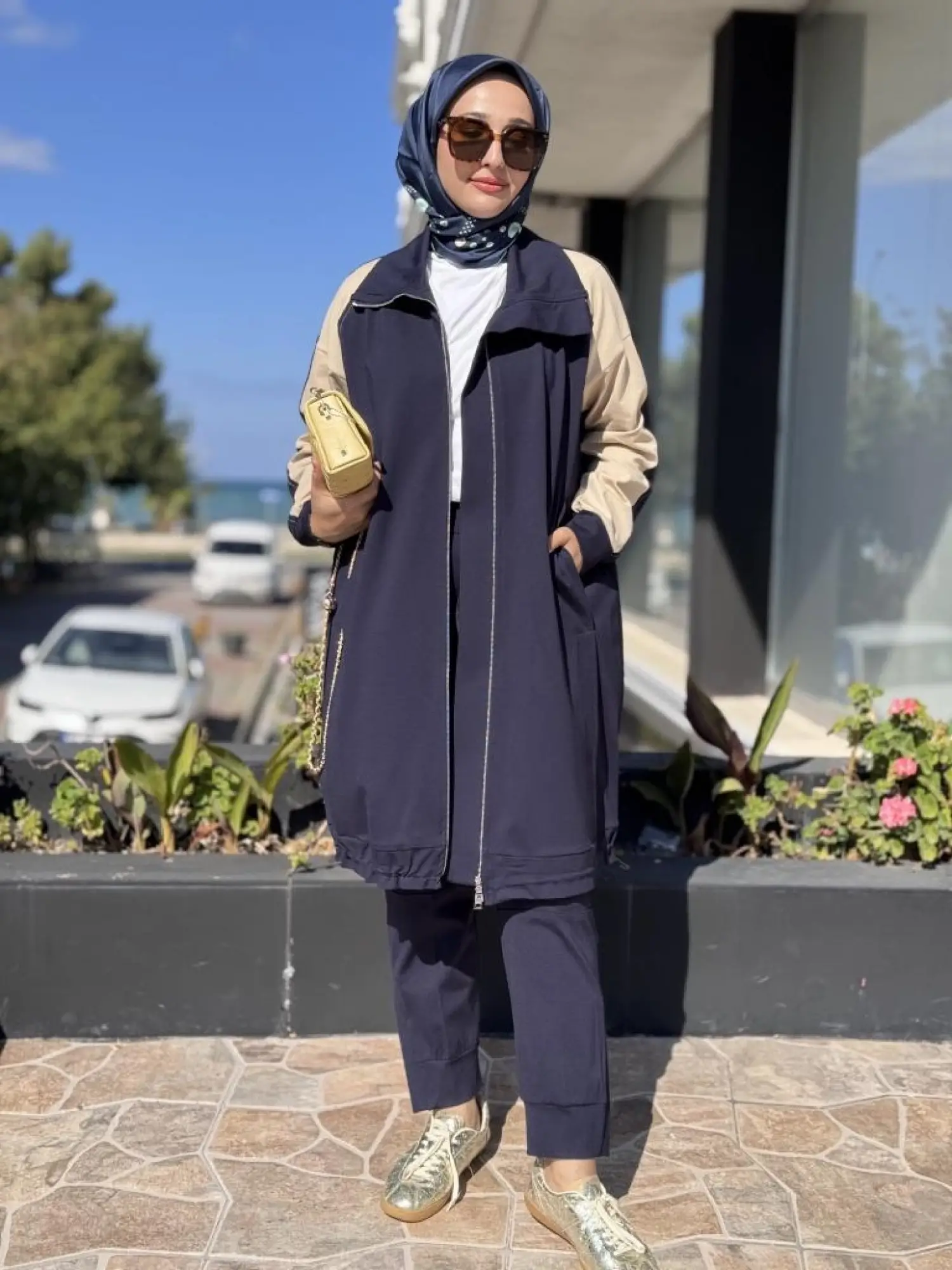 Misswhence Fermuar ve Dikiş Detaylı Viscon Pantolon 38102