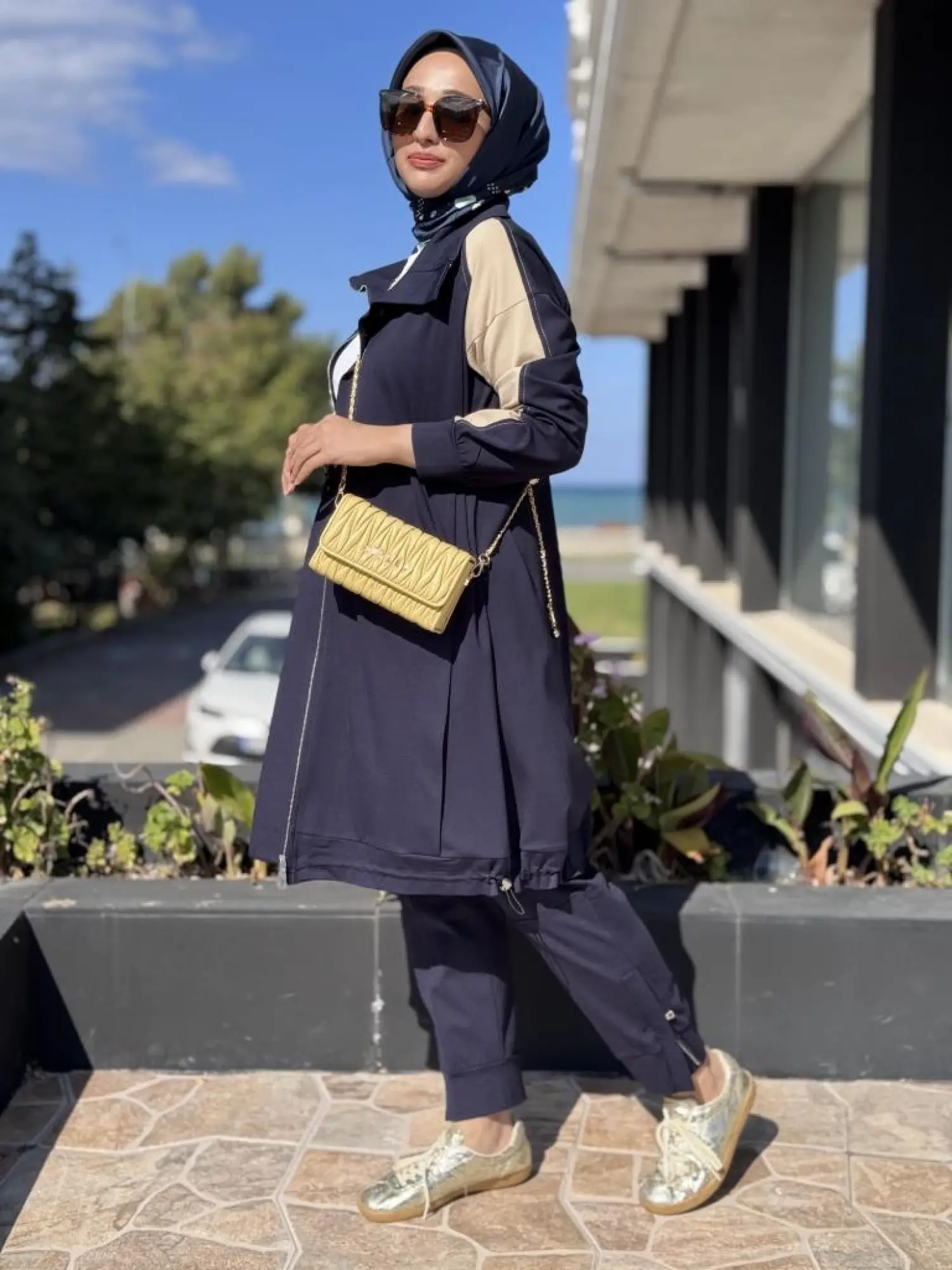 Misswhence Fermuar ve Dikiş Detaylı Viscon Pantolon 38102