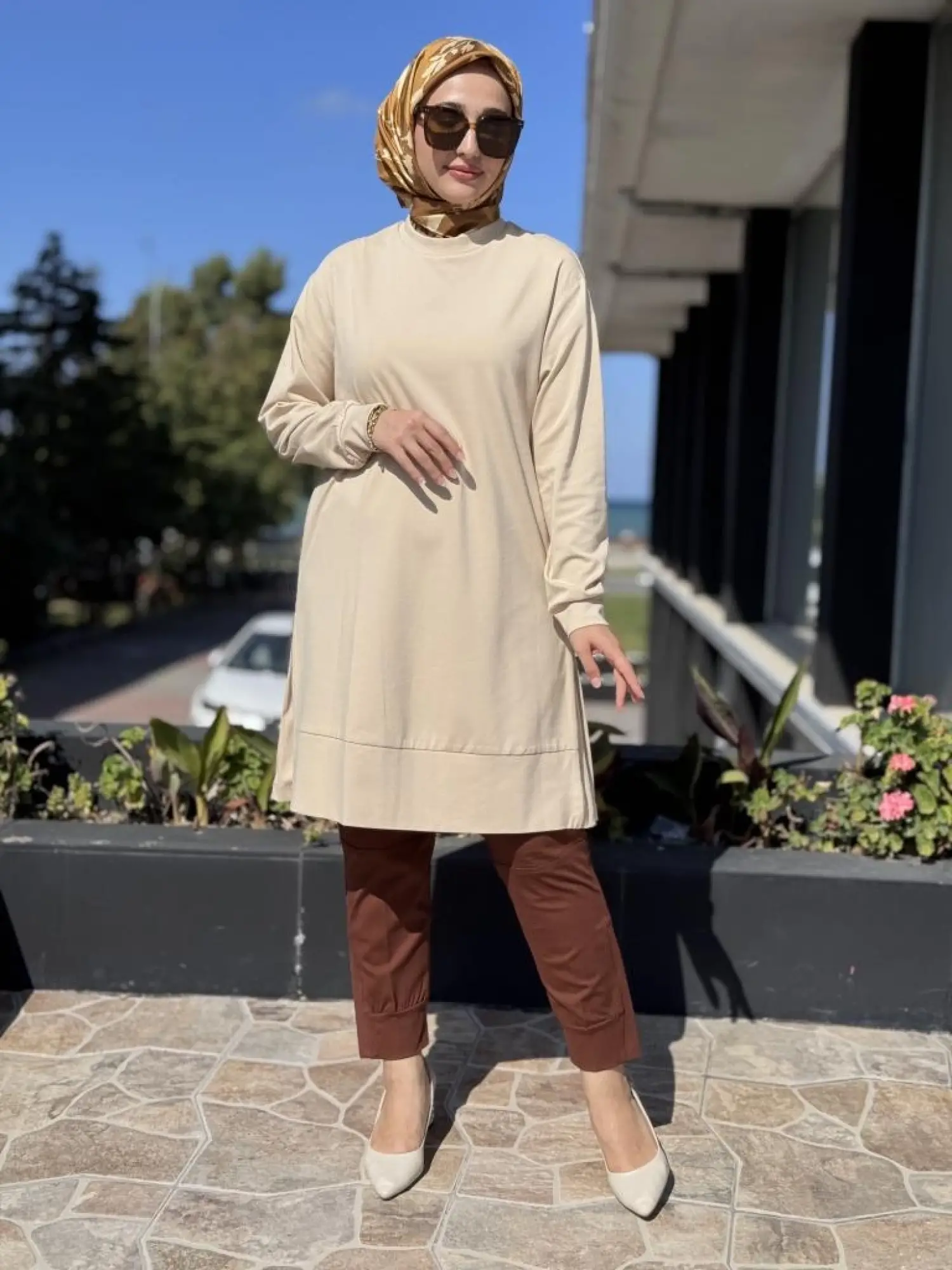 Misswhence Fermuar ve Dikiş Detaylı Viscon Pantolon 38102