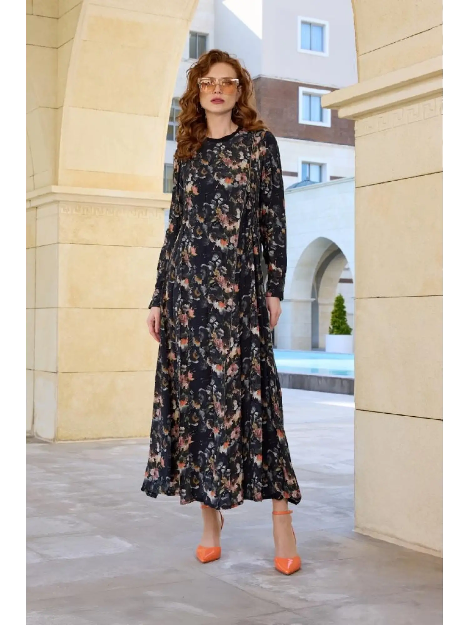 Misswhence Fermuarlı Cupra İpek Elbise 37830