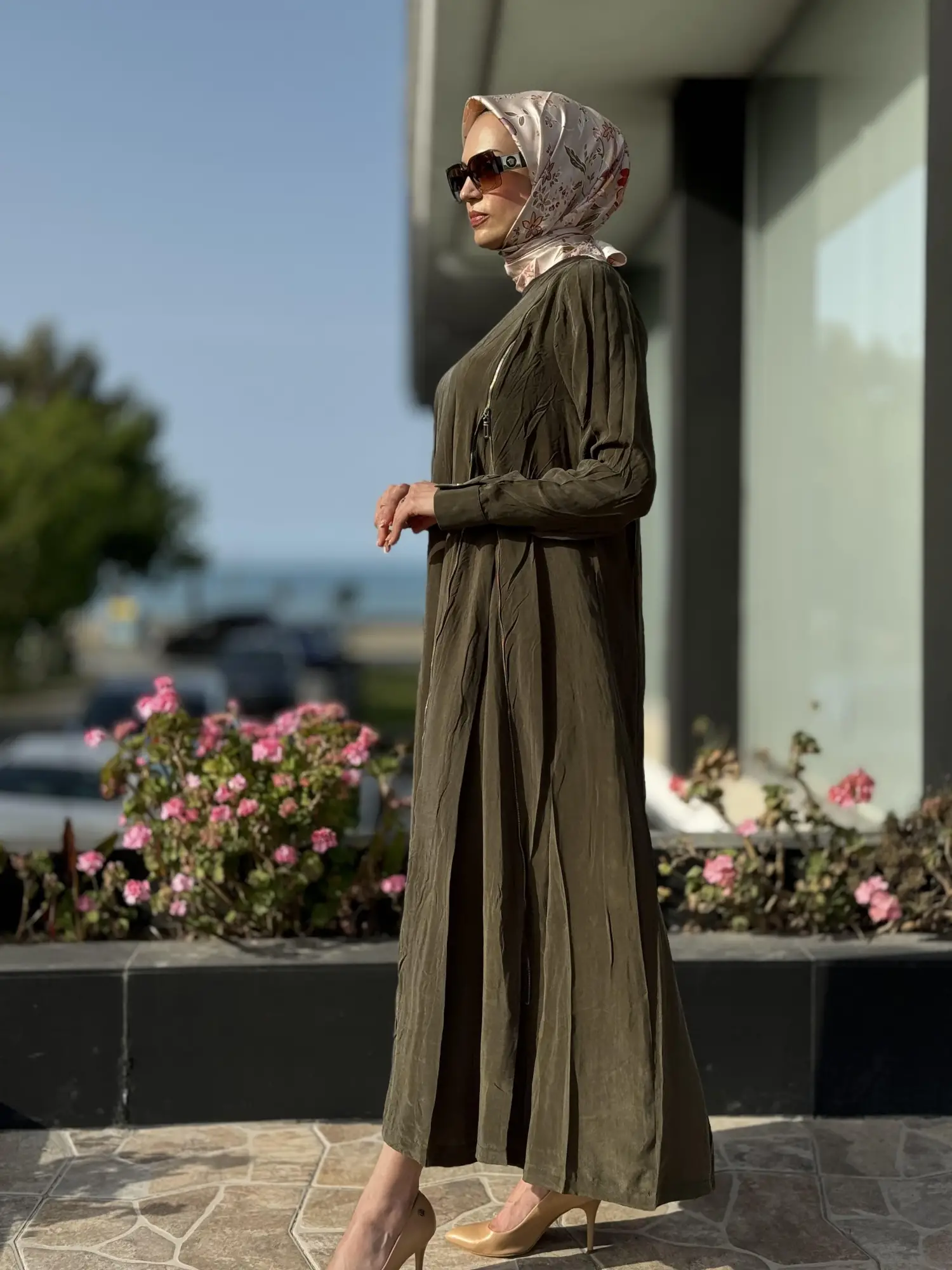 Misswhence Fermuarlı İpek Elbise 35800