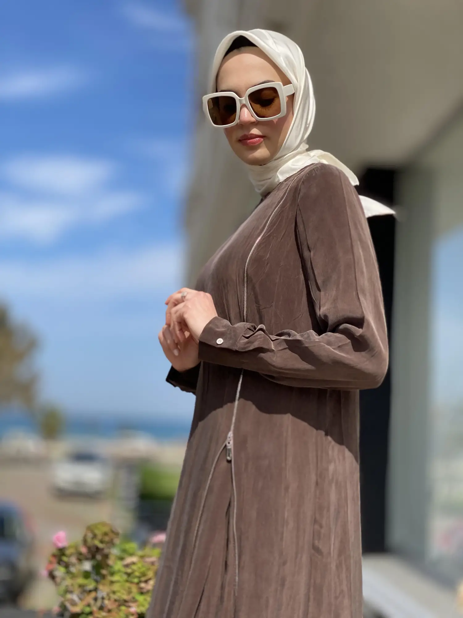 Misswhence Fermuarlı İpek Elbise 35800